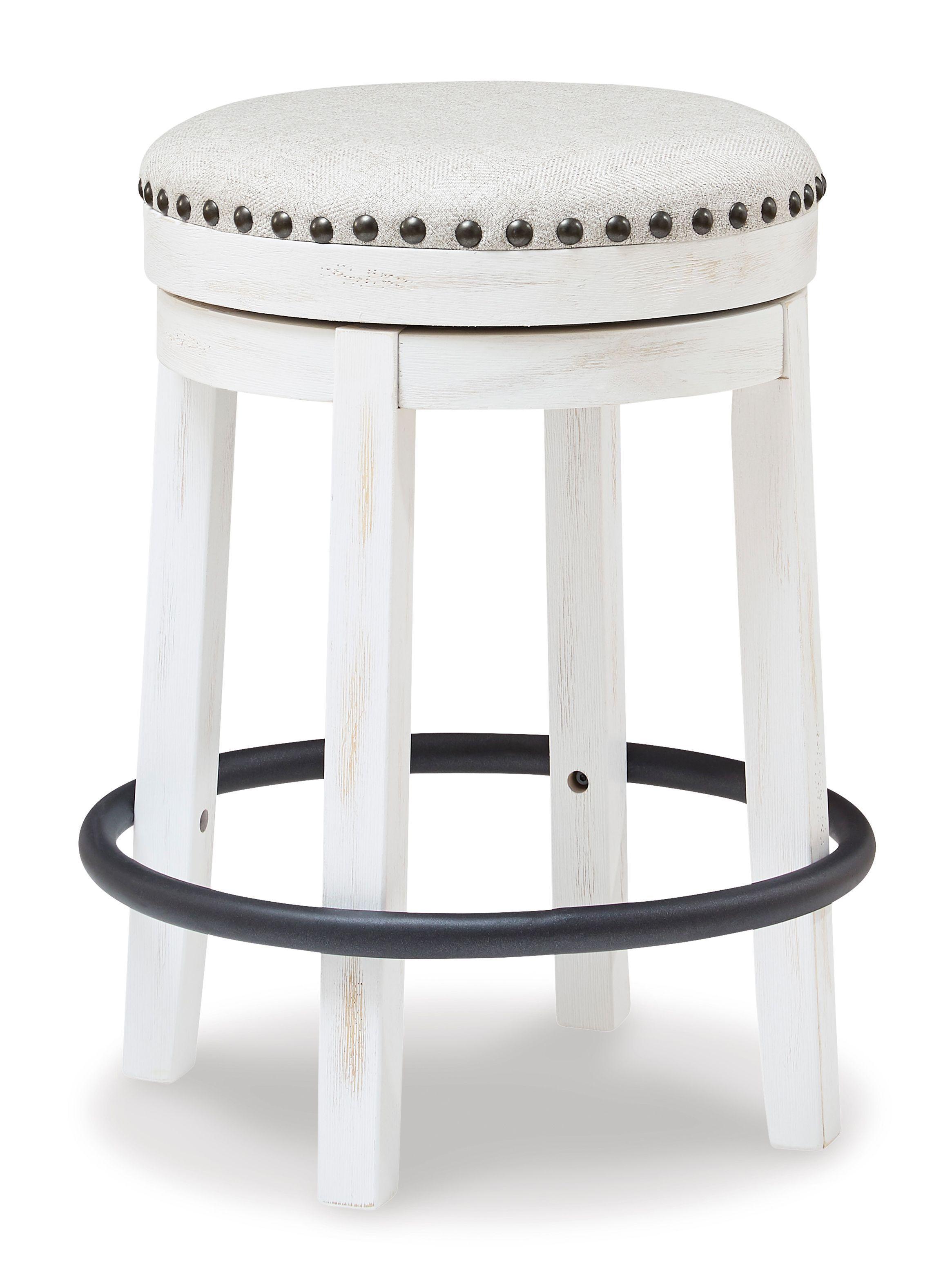Taburete bar giratorio Valebeck white-0