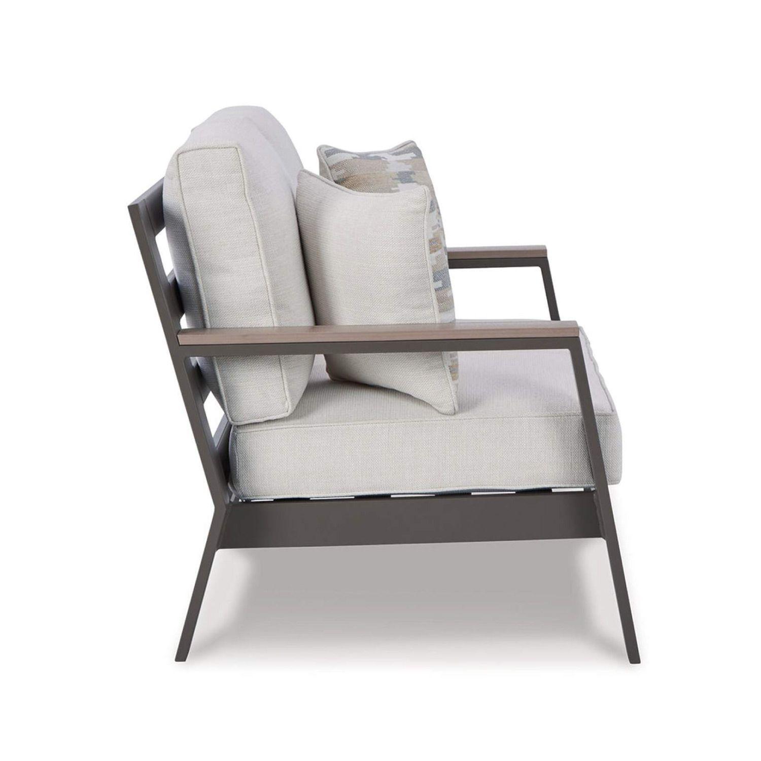 Sofá 2 cuerpos terraza Tropicava taupe/white-3