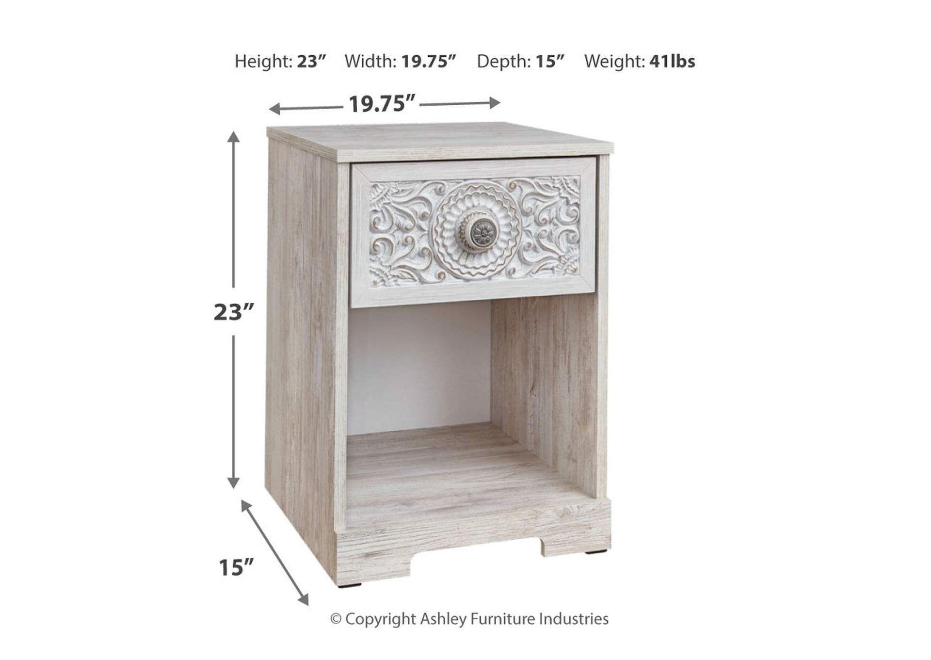 Velador Paxberry 1 cajón-4