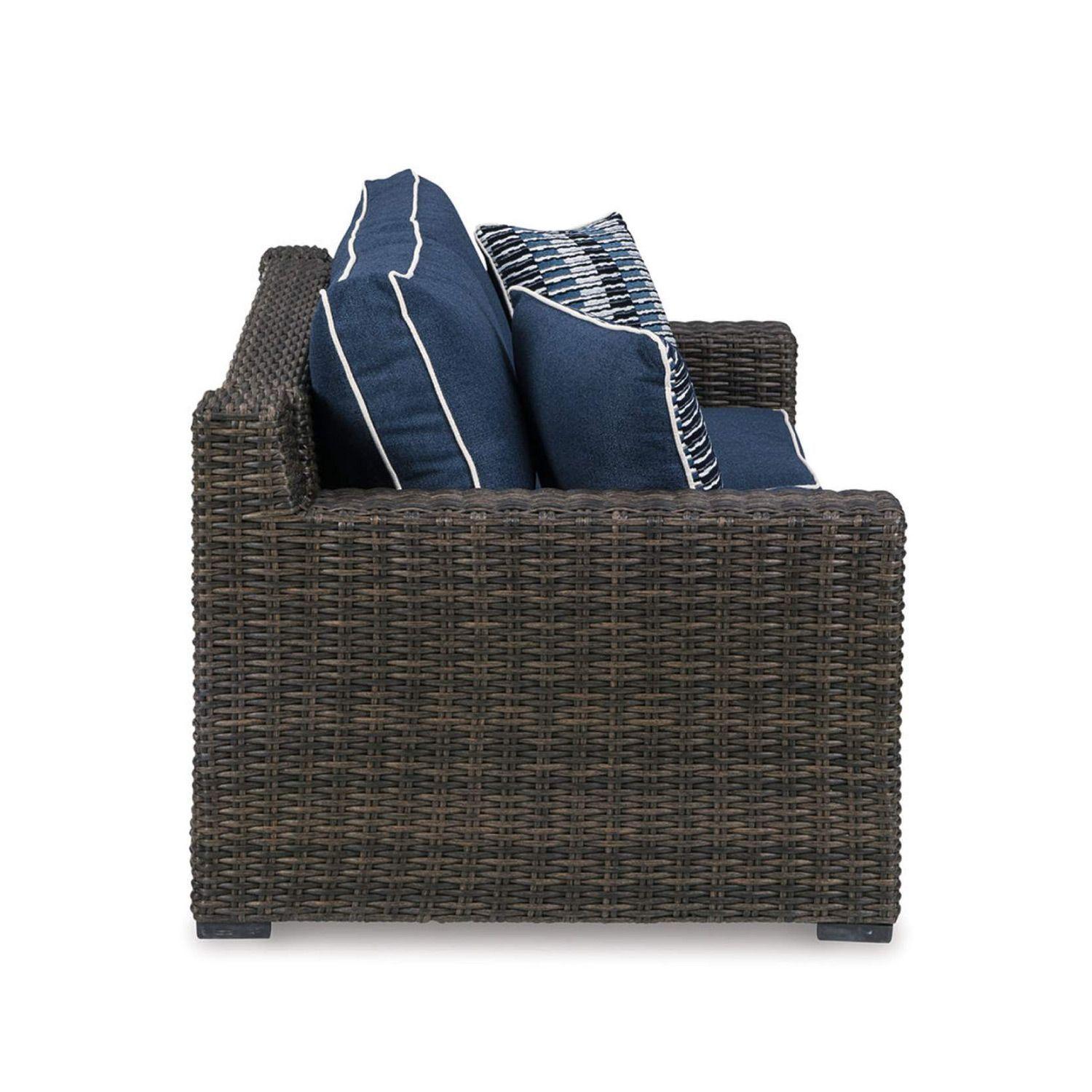 Sofá 2 cuerpos terraza Grasson Lane brown/blue-3