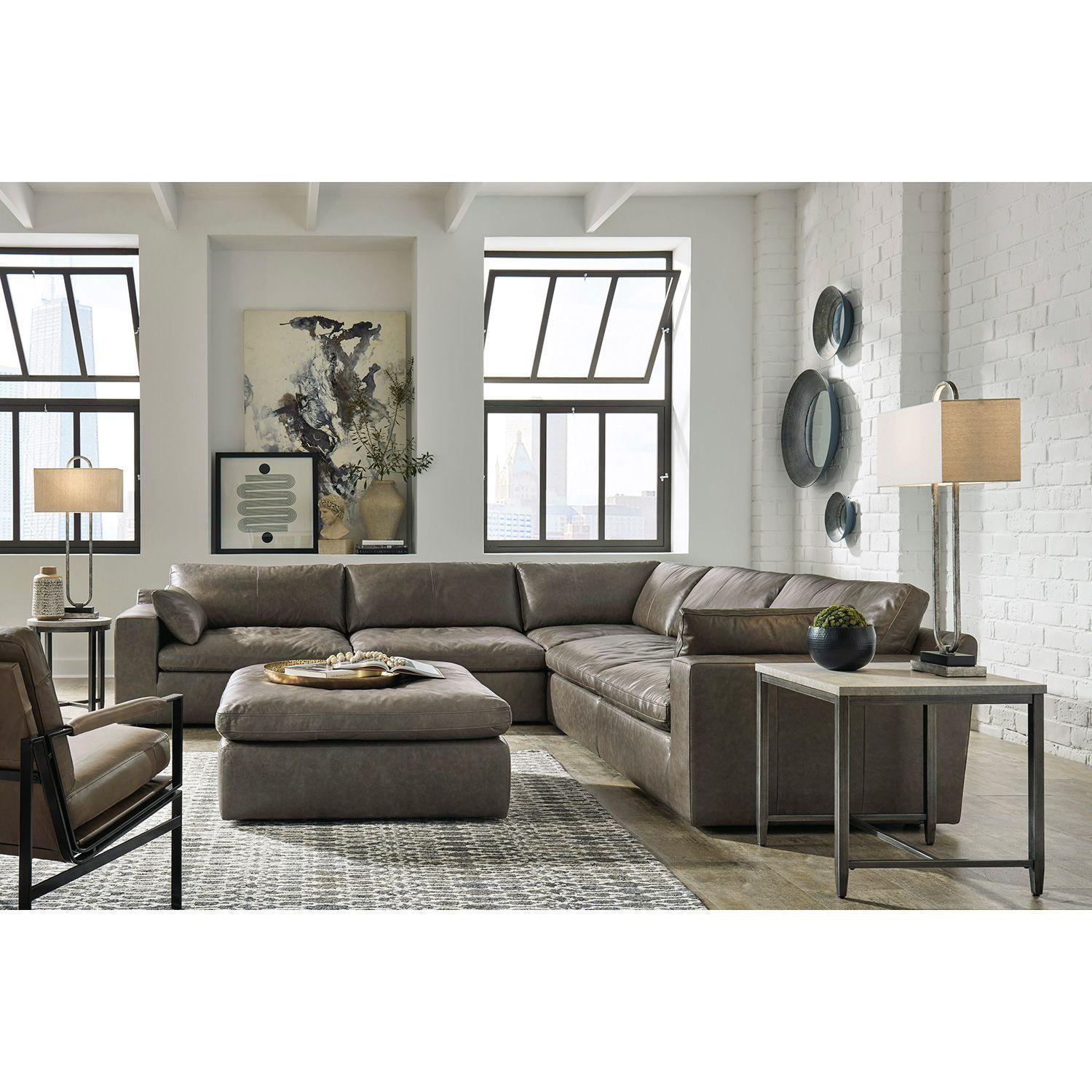 Ottoman cuero oversized Alabonson concrete-5