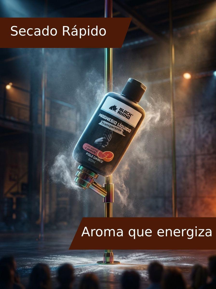 Magnesio Liquido Transparente Pole Dance Black Rhino 60ml Sin Aroma y con aroma Pomelo-3