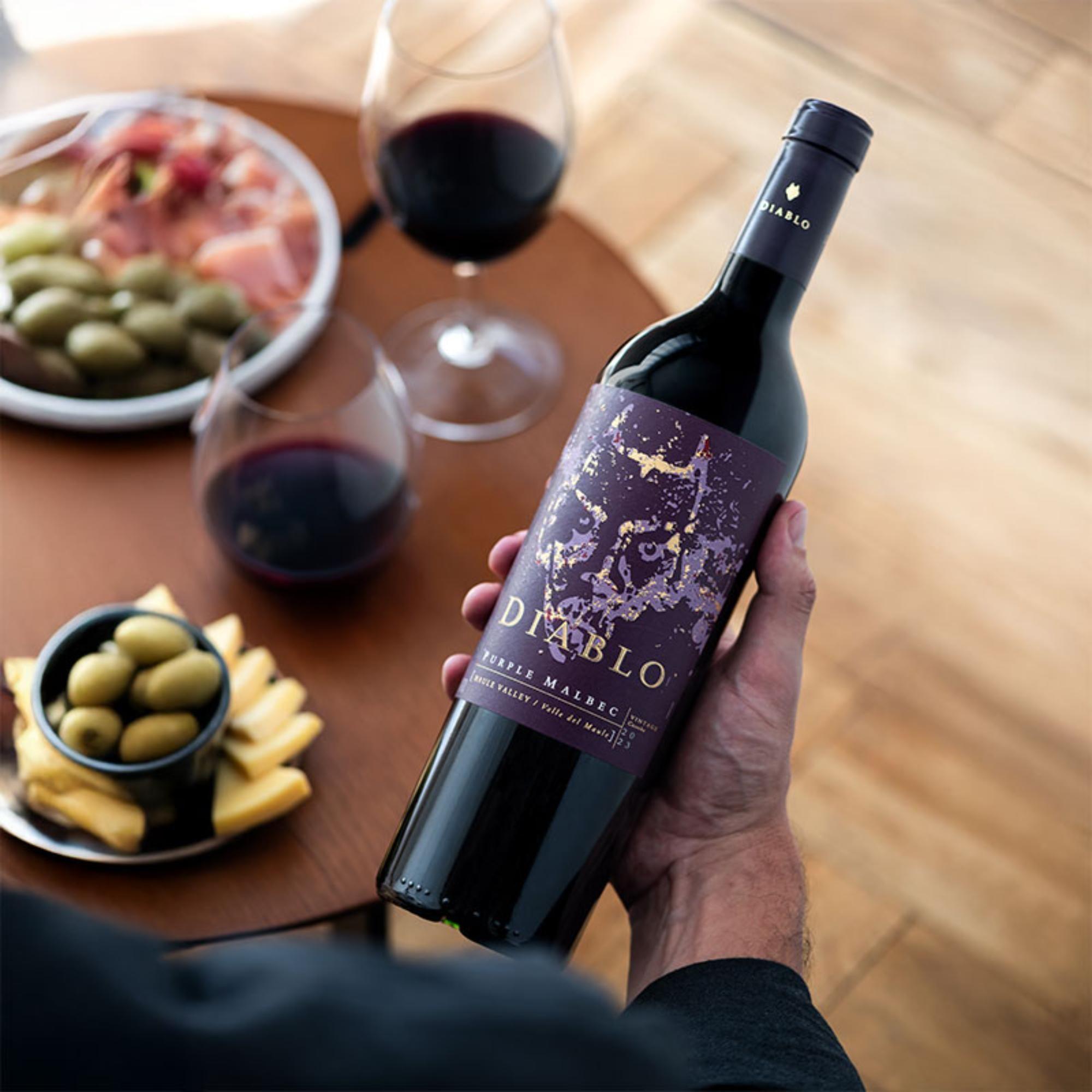 Diablo Purple Malbec 750 cc.-4