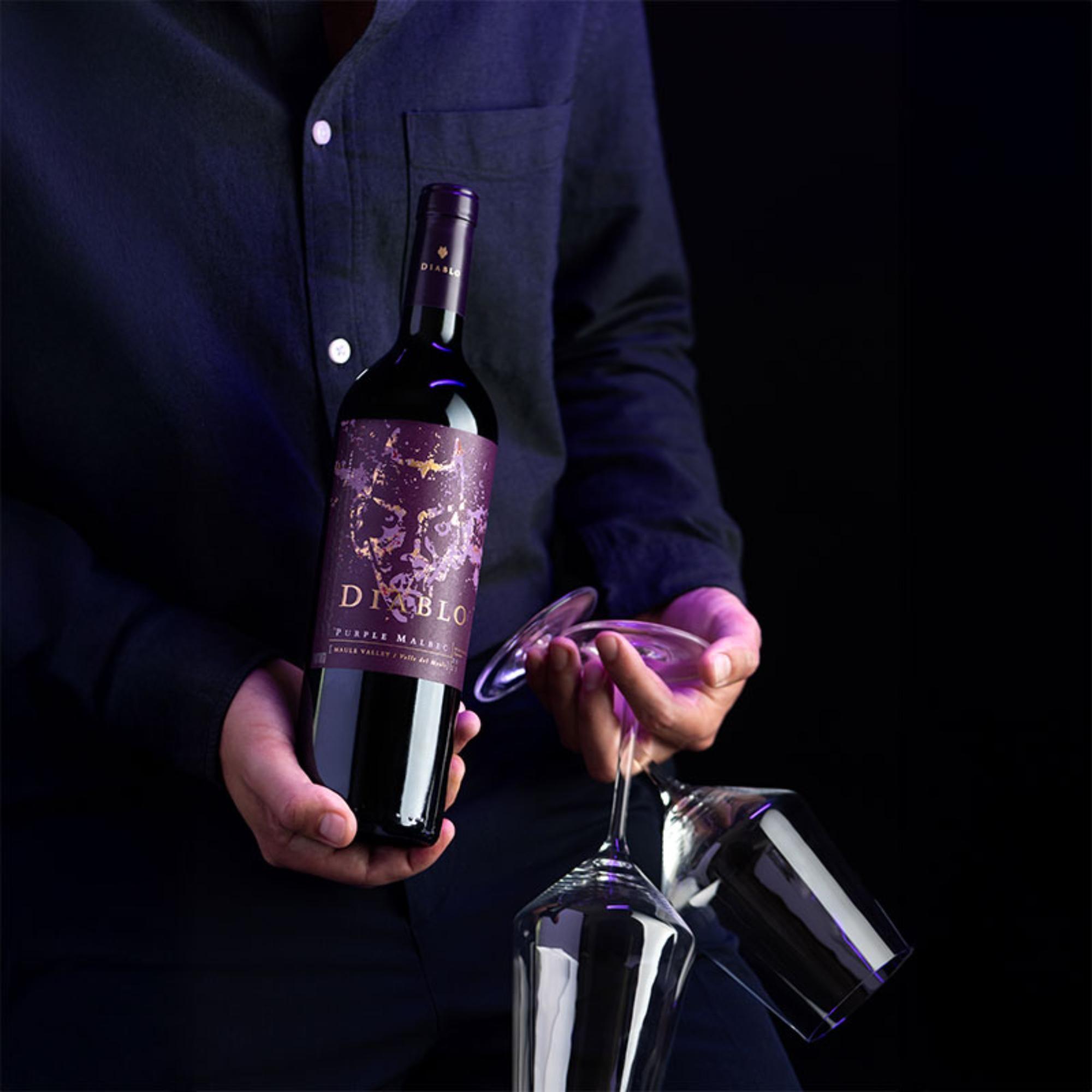 Diablo Purple Malbec 750 cc.-3