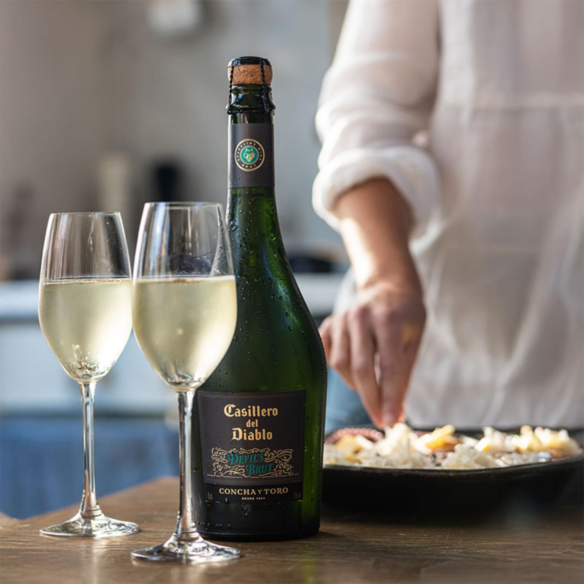 Casillero Devil´s Collection Brut Botella 750 cc.-2