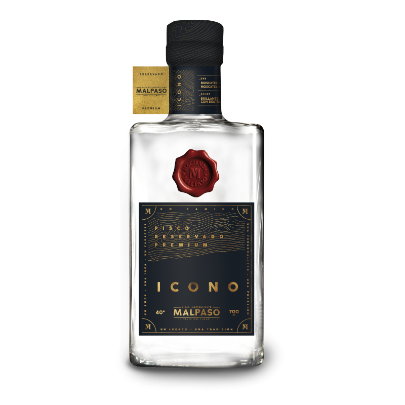 MalPaso Ícono 40° Botella 700 cc.-0
