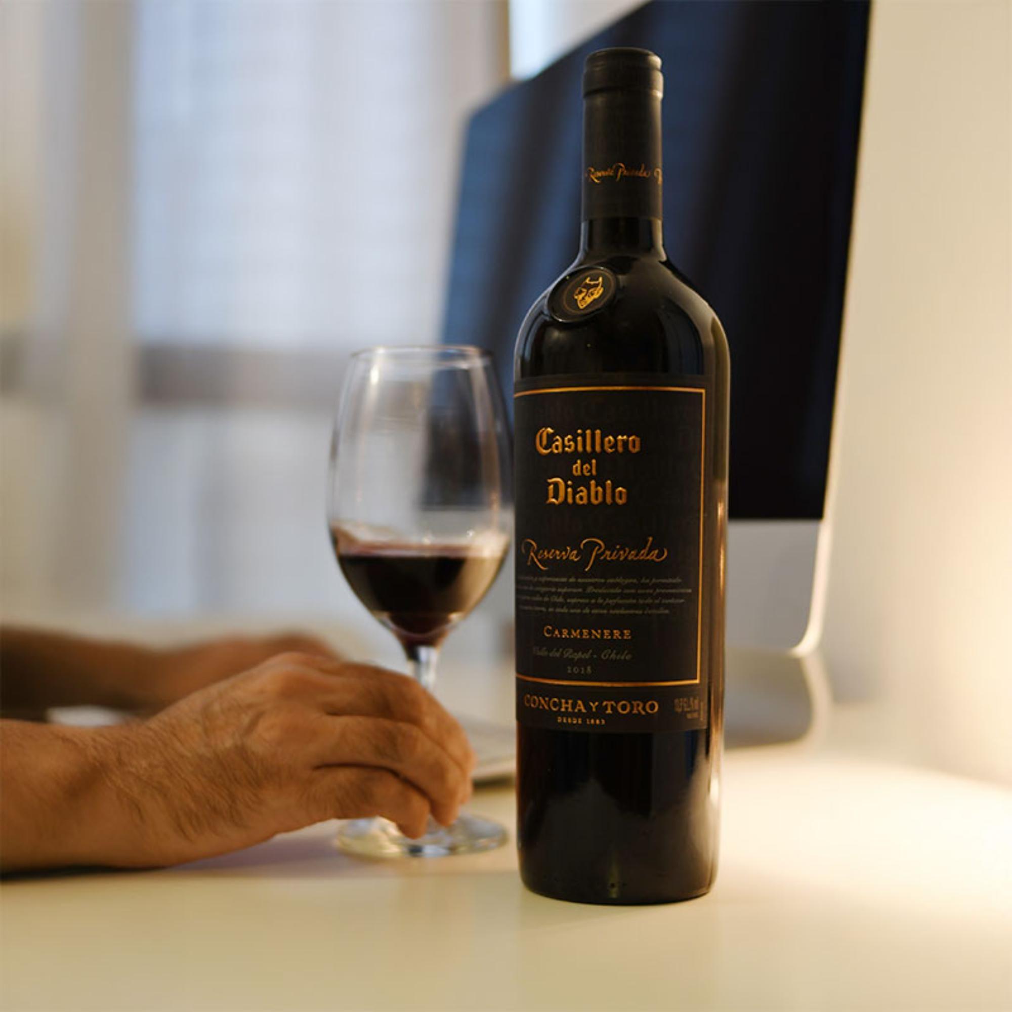 Casillero del Diablo Reserva Privada Carm. Bot 750 cc.-2