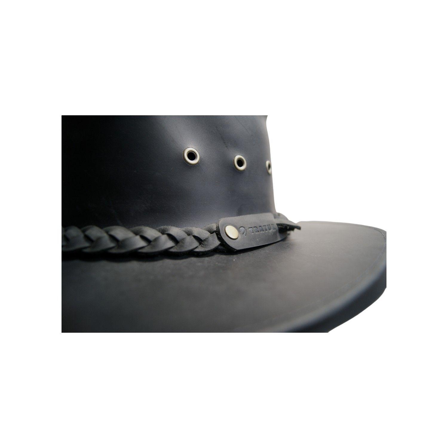 Sombrero de Cuero Unisex Tratur-0
