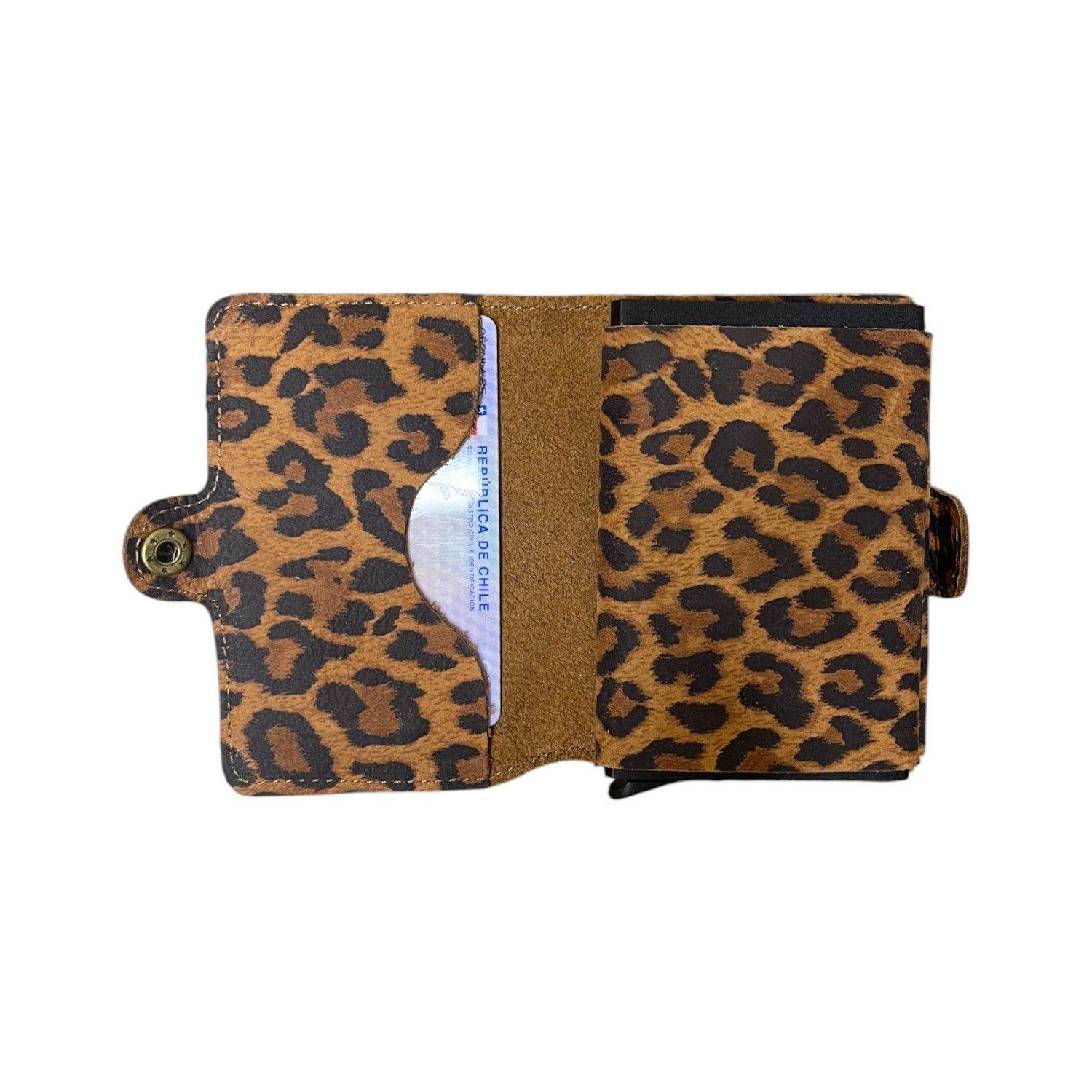 Billetera de Cuero Anticlonaci n Animal print Tratur-3