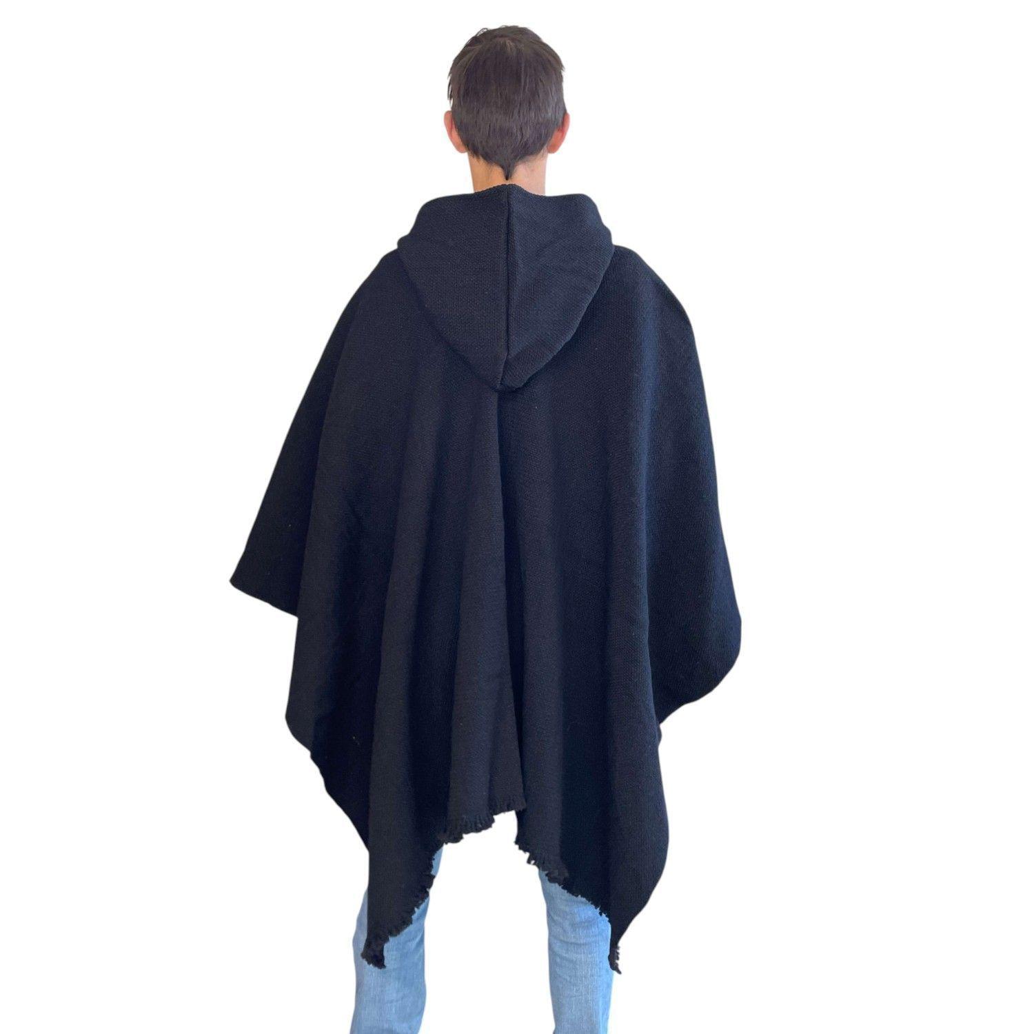 Poncho 100 % Lana de Oveja Tratur-2