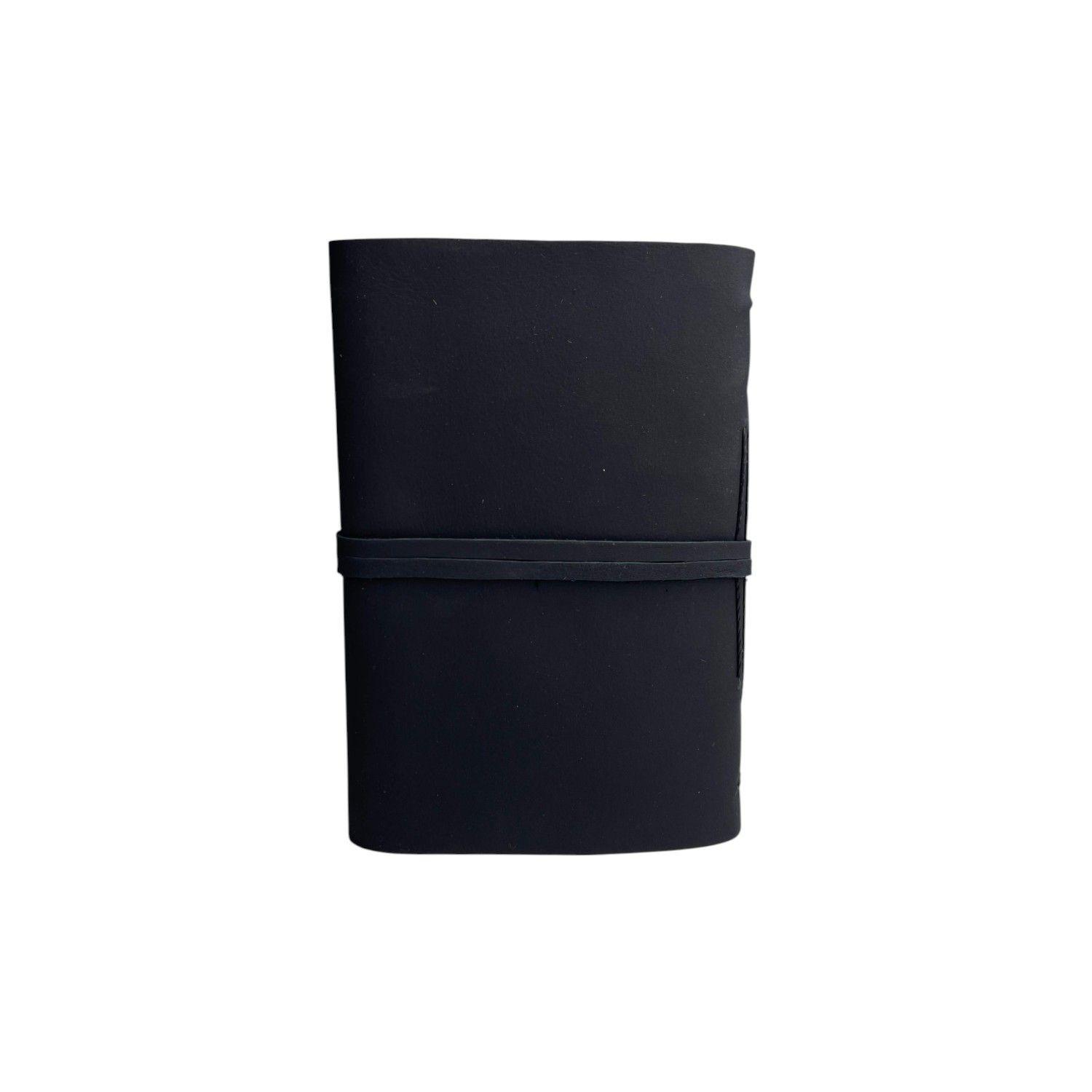 Libreta de cuero Futalefu negra-3