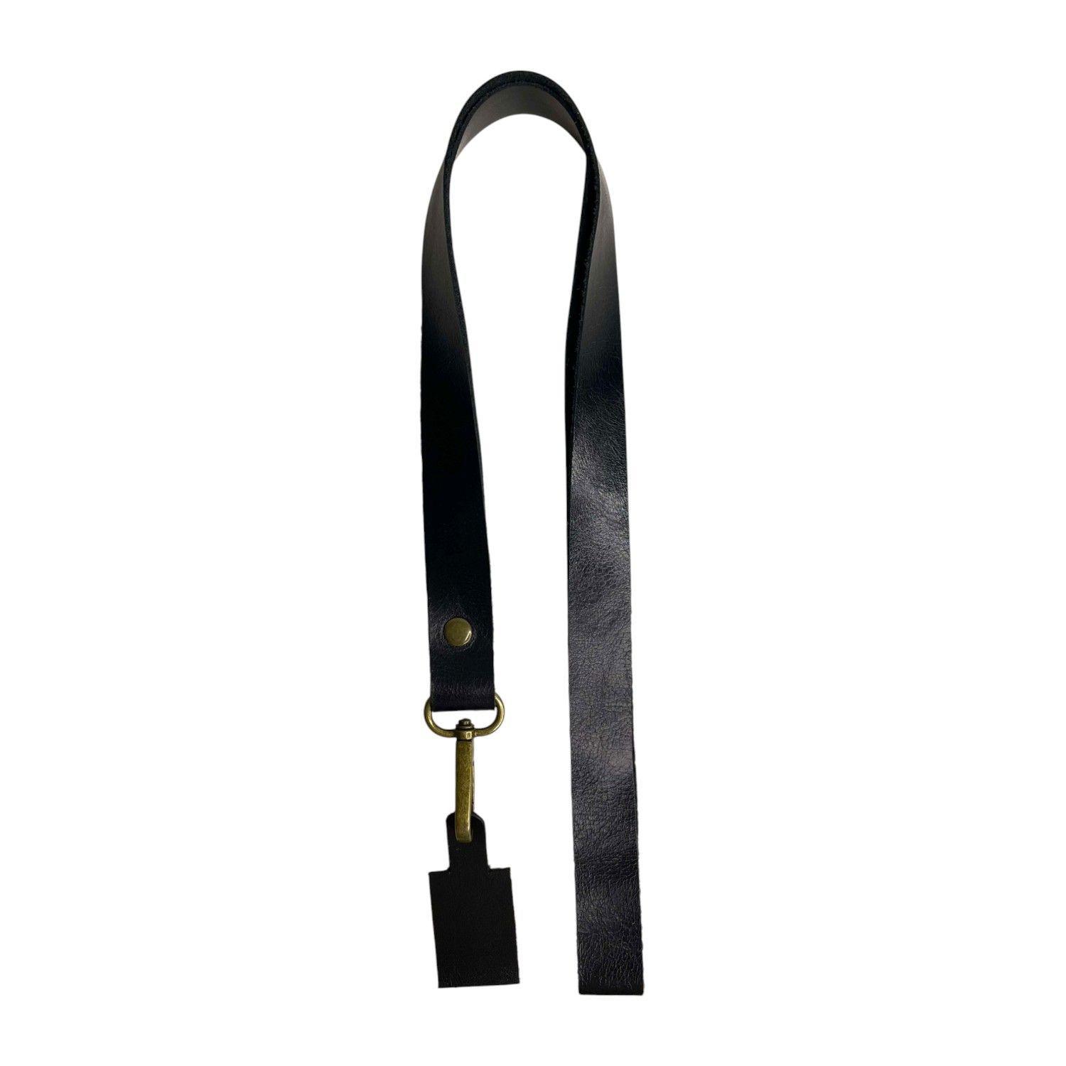 Lanyard de cuero regulable-2