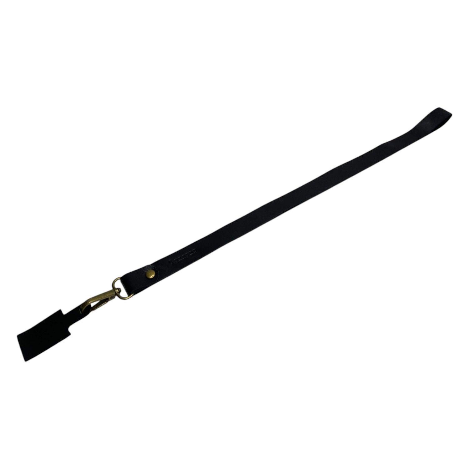 Lanyard de cuero regulable-0