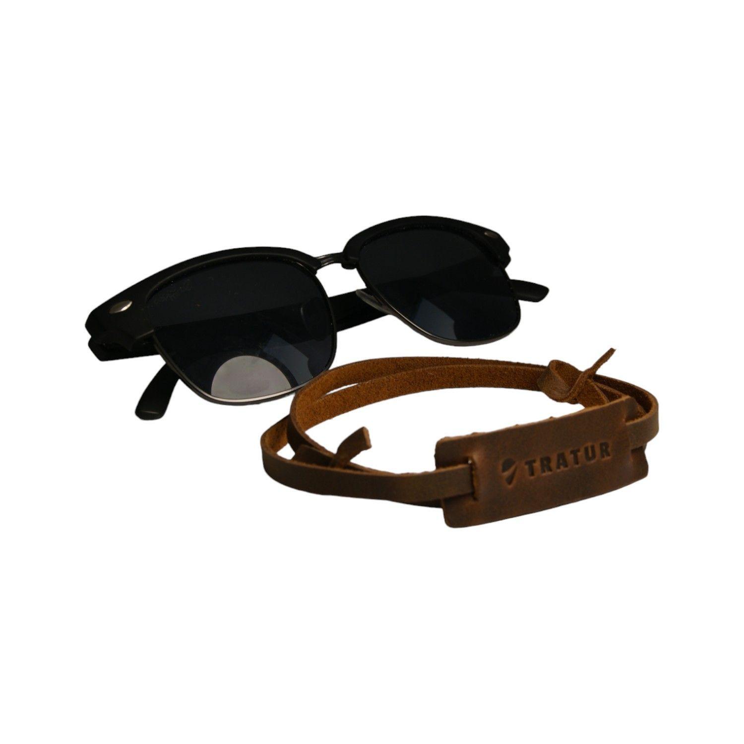 Strap de lentes de cuero cafe-3