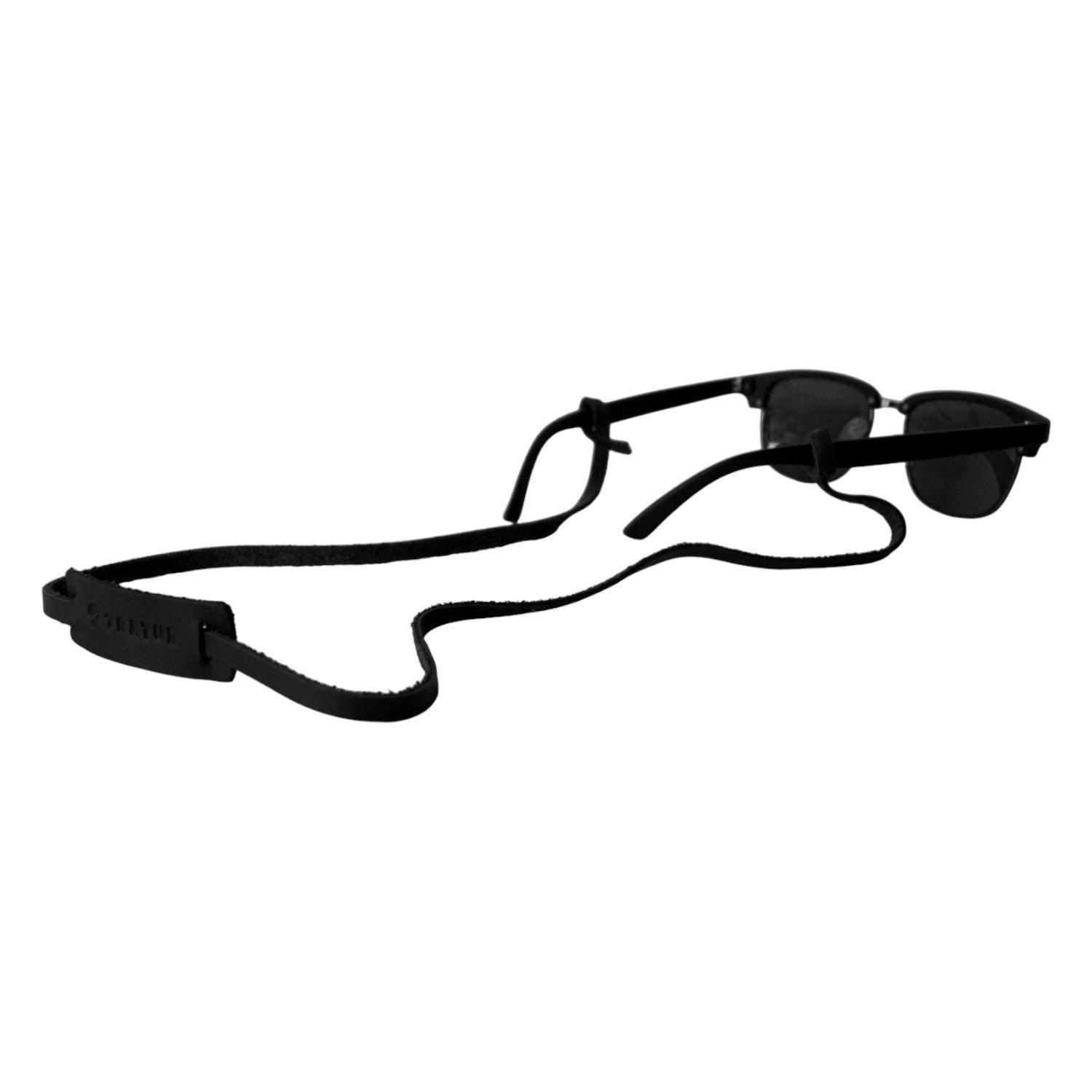 Straps de lentes de cuero Negro, Tratur-0