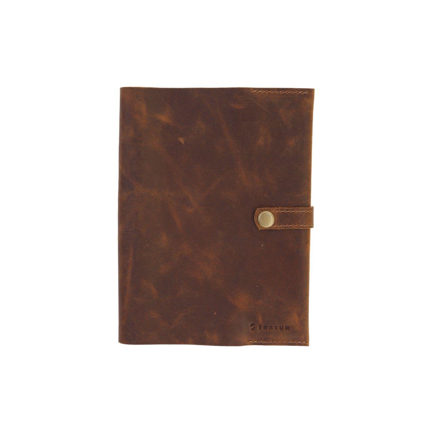 Cuaderno de cuero de 100 hojas mediano-2