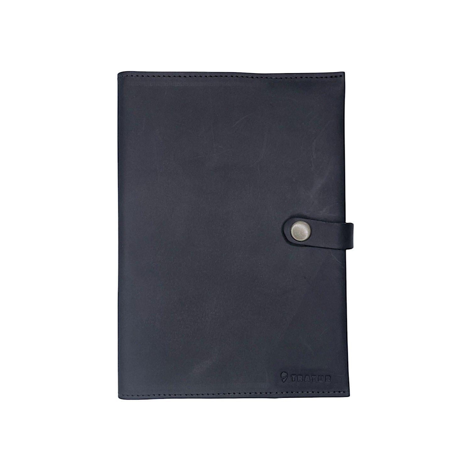 Cuaderno de cuero de 100 hojas mediano-2