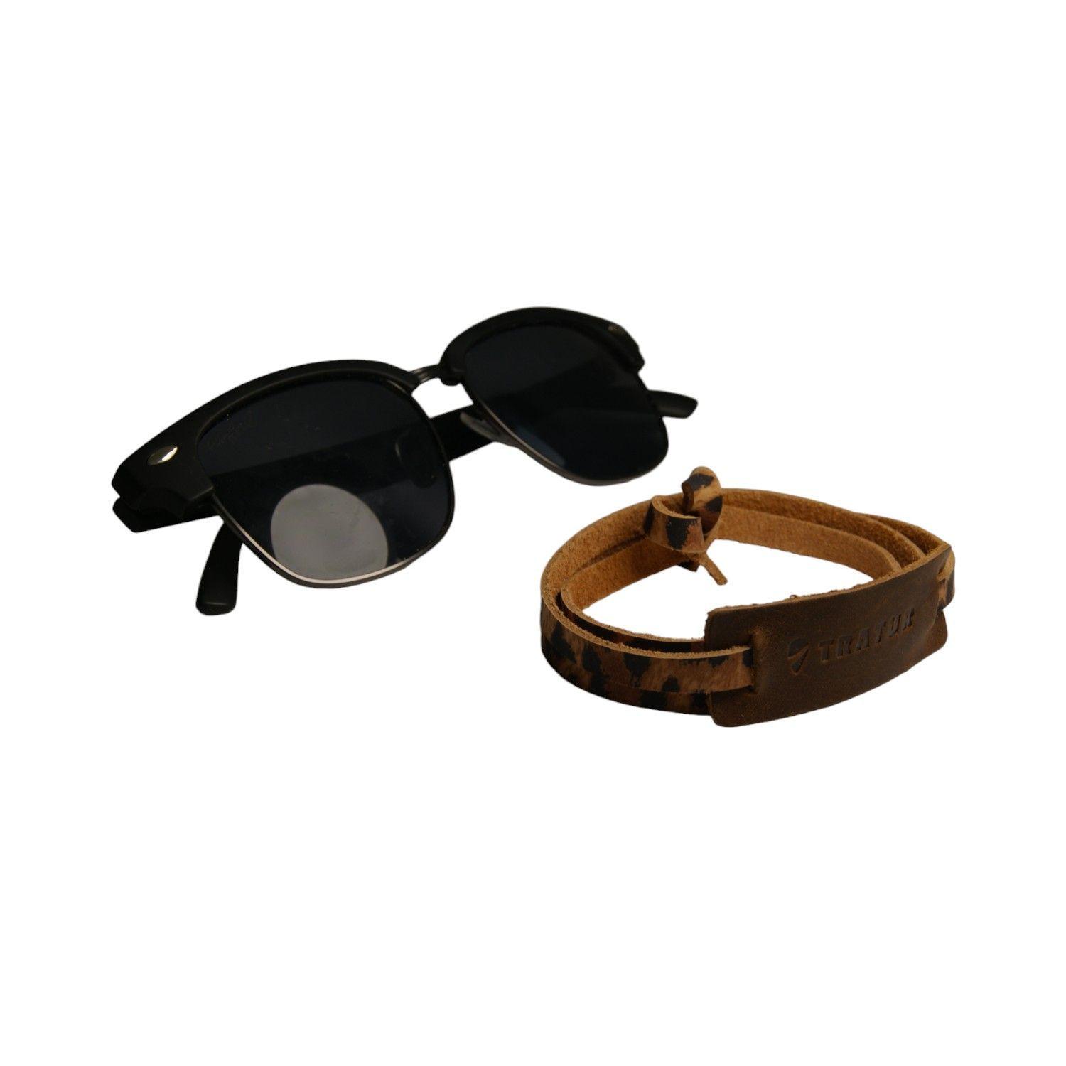 Strap de lentes de cuero Animal Print-3