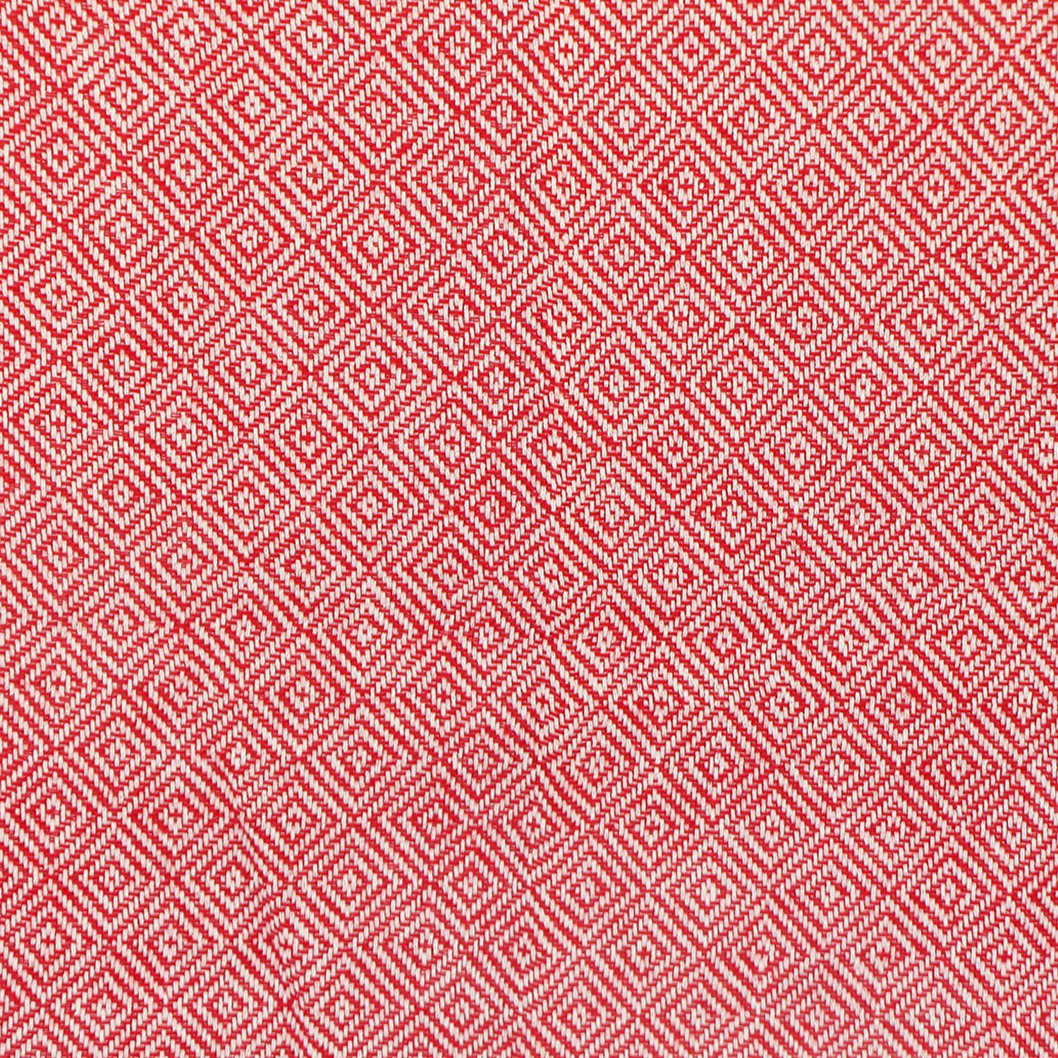 Toalla Turca de Algodón Mármara roja 1 x 1,90 m-2