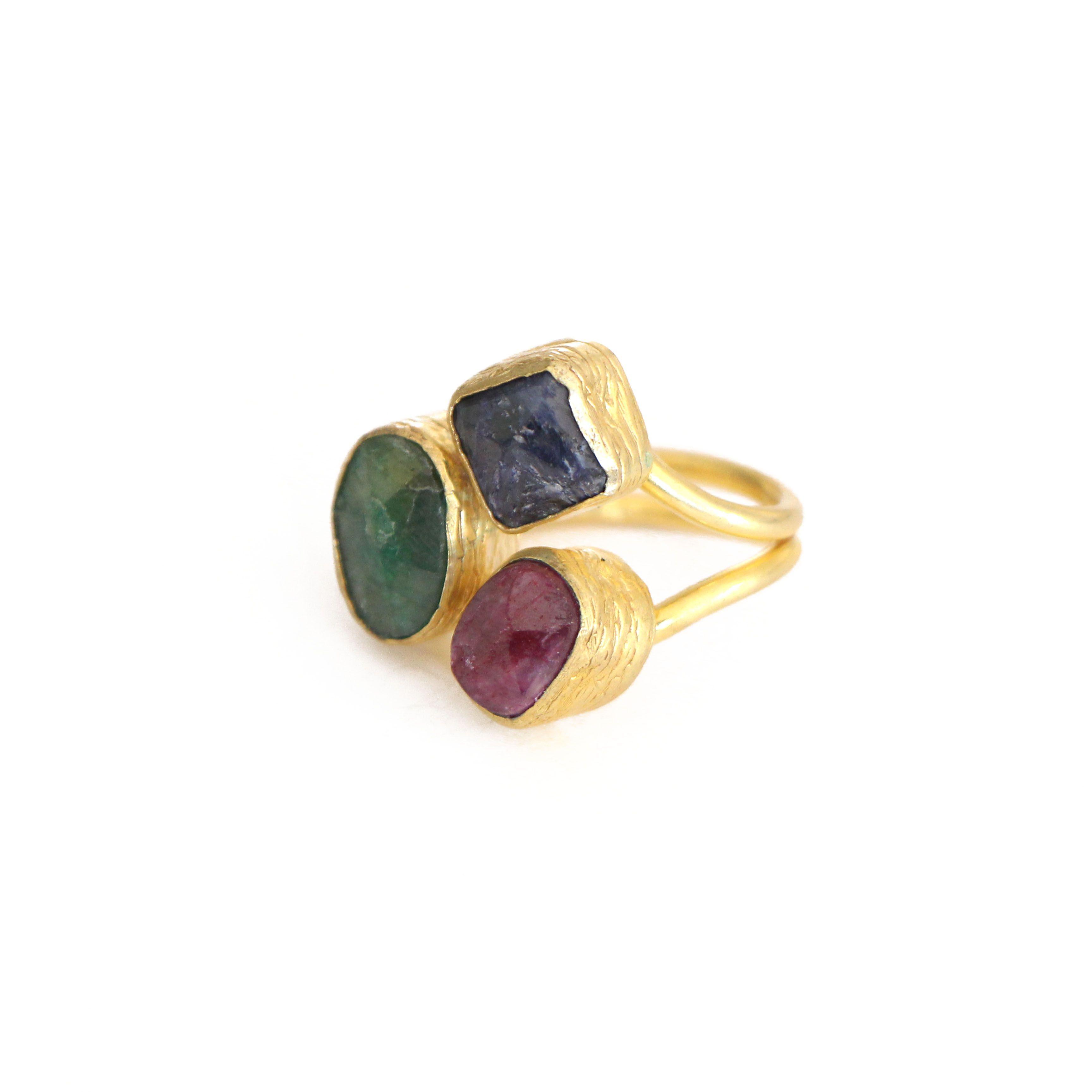 Anillo ajustable trilogía otomana 9-0