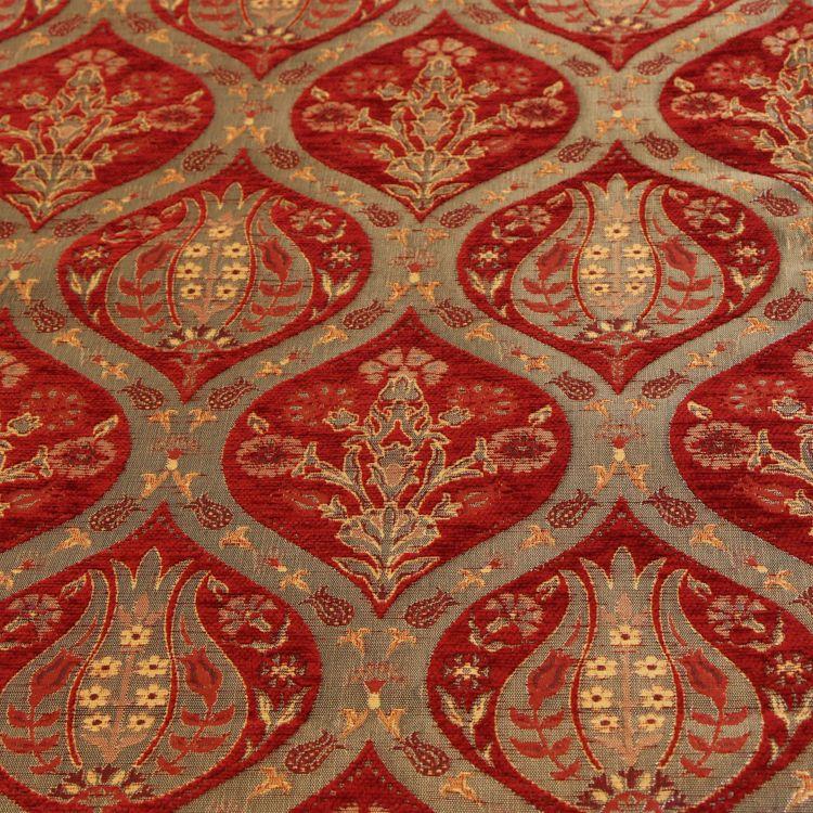 Camino de mesa 2 m tulipanes rojo-1