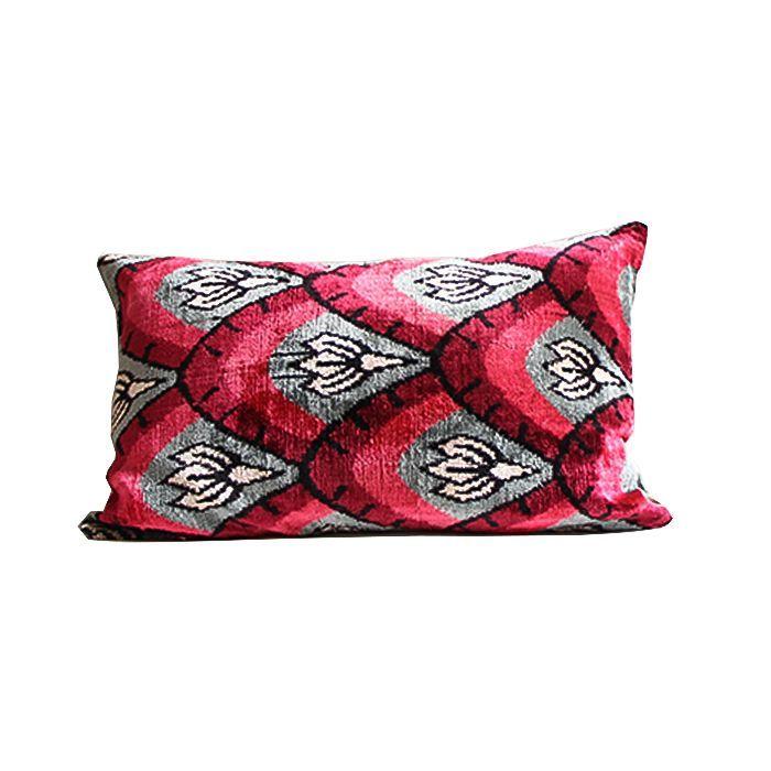 Cojín de terciopelo de seda 60x40 cms Theodora-0