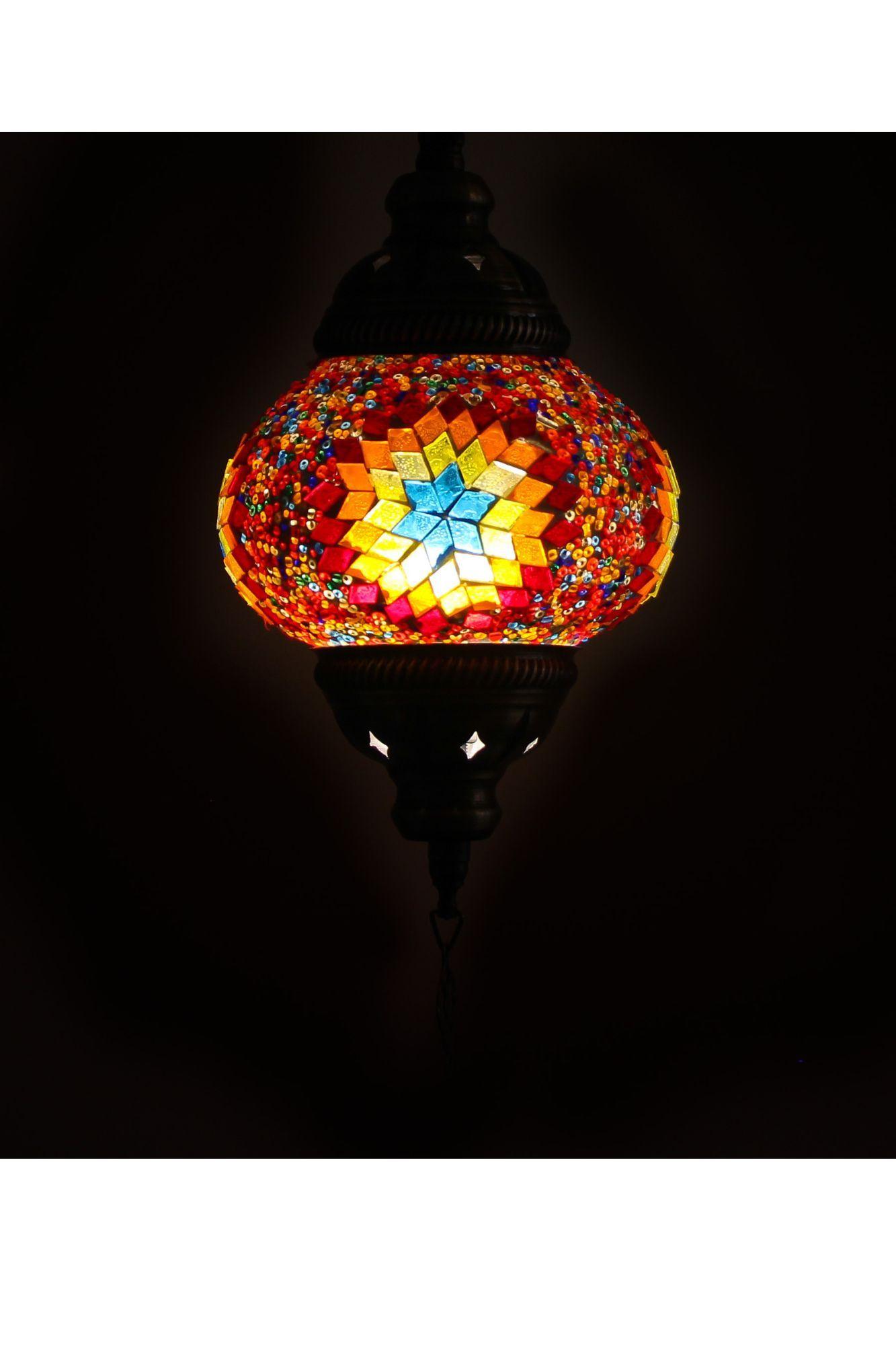 Lámpara turca cisne S hajima multicolor-3