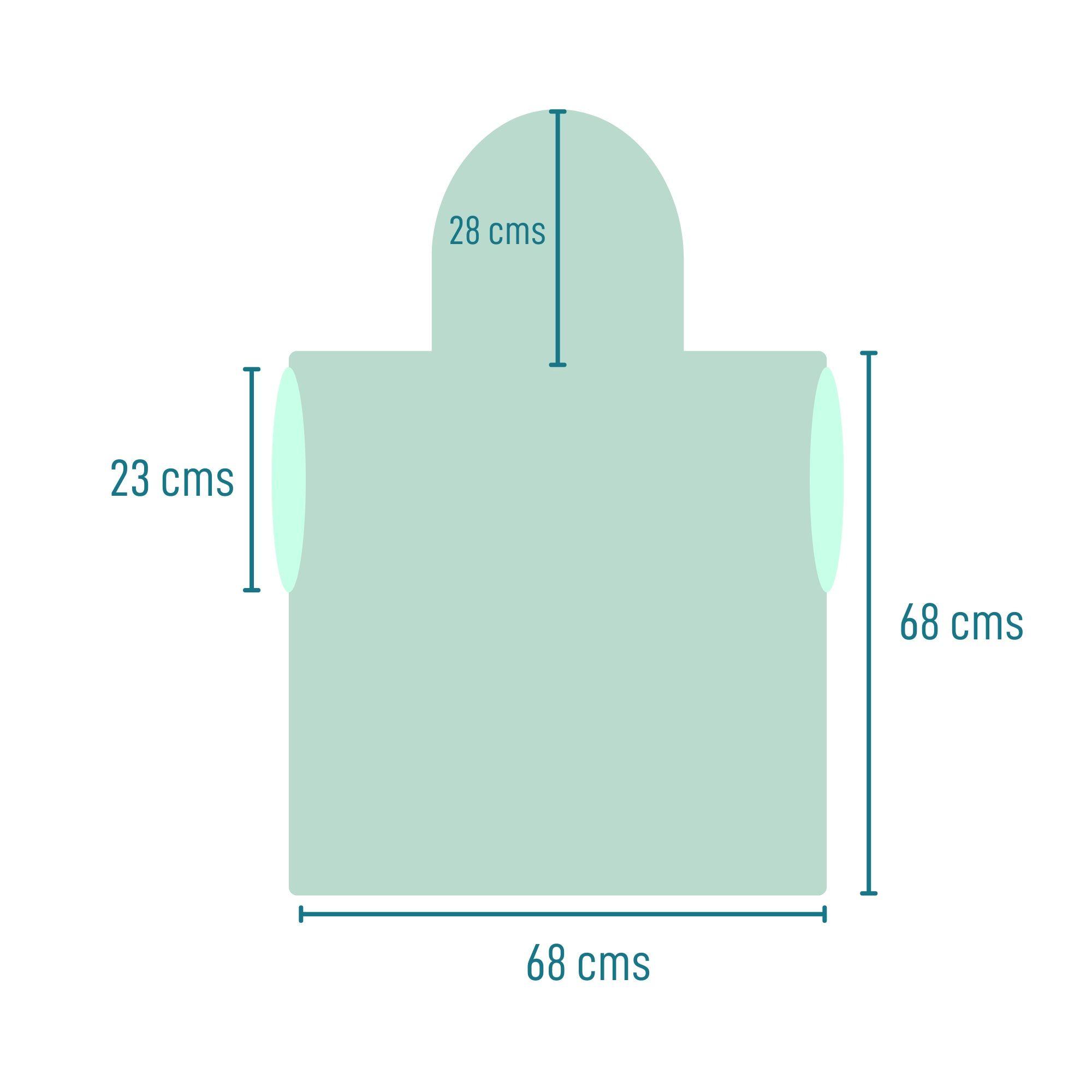 Poncho toalla niño Antalya gris M-3