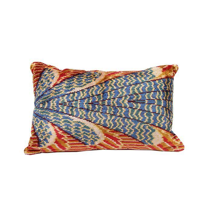 Cojín de terciopelo de seda 60x40 cms Tuyleri-0