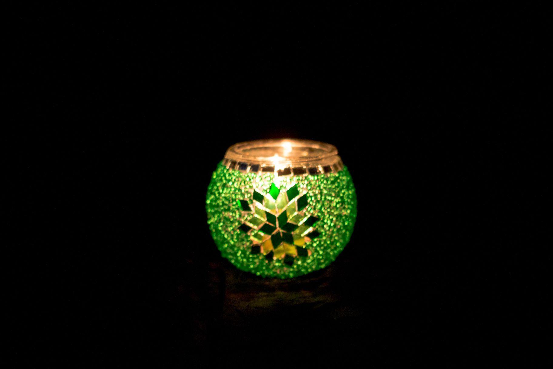 Portavela simple Najima verde-1