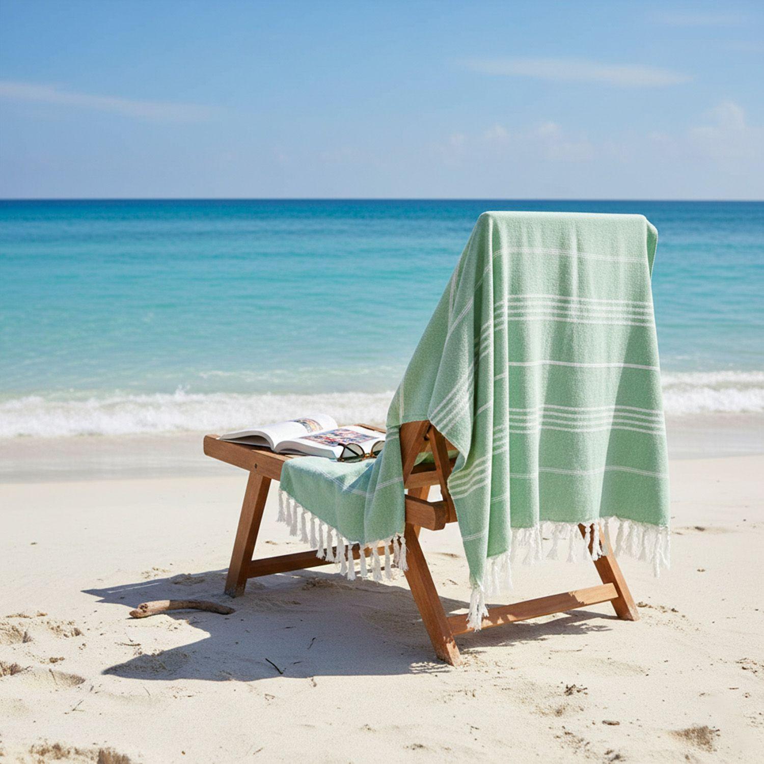 Pack Trío de Toallas de Playa Antalya 90x180 cm algodón-3