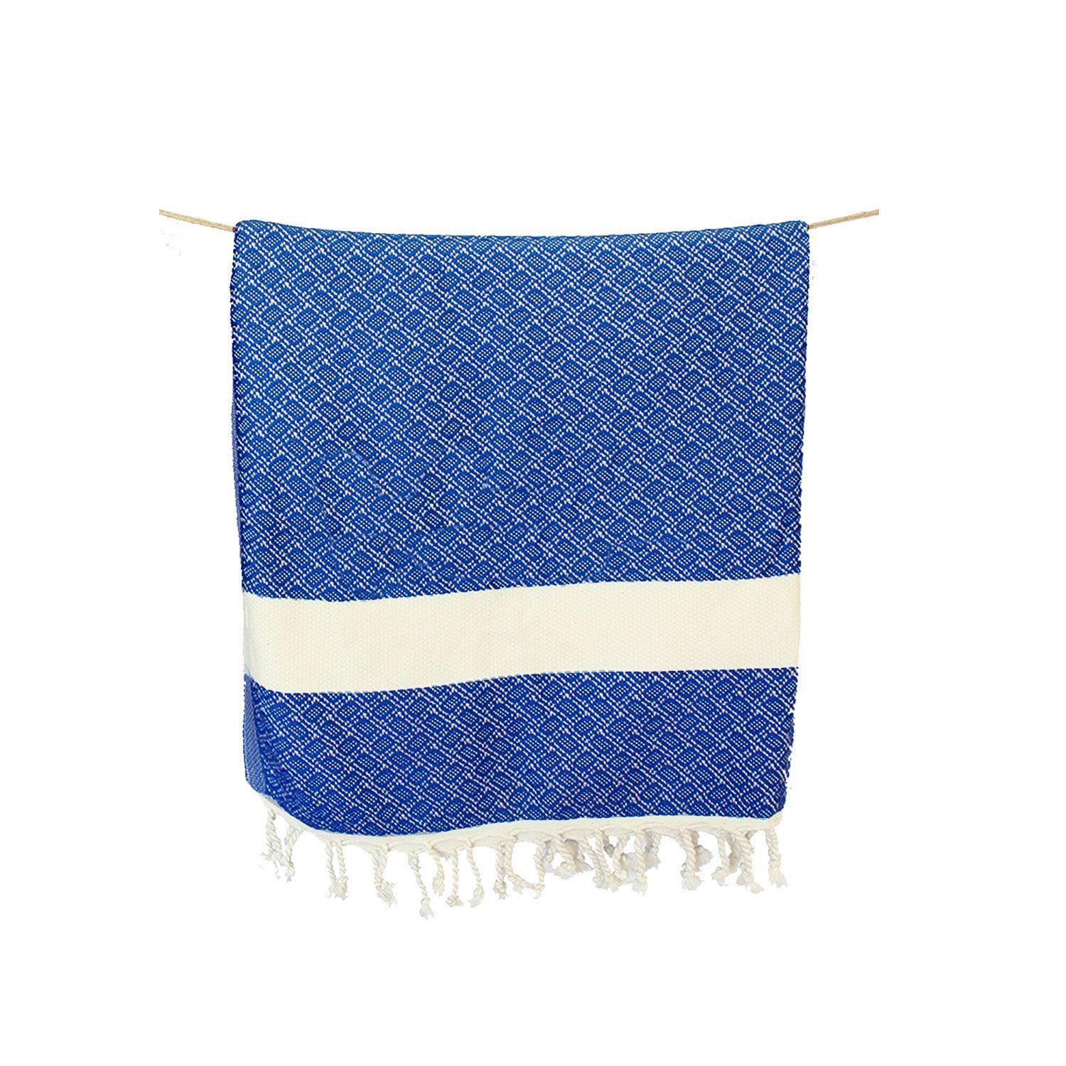 Toalla Turca Akdeniz Azul 1 m x 1,95 m-0