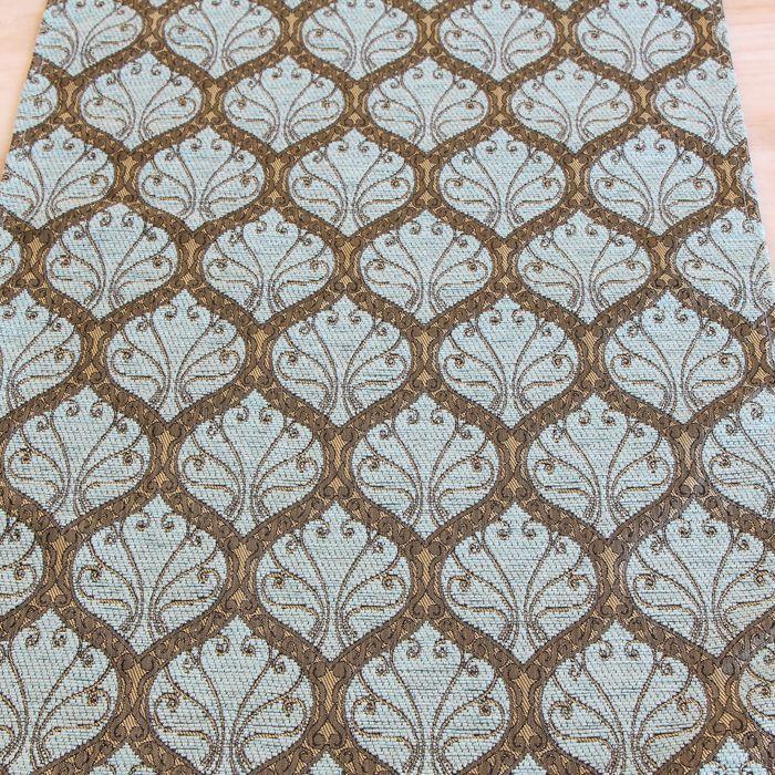 Camino de mesa 2 m filigrana celeste-1