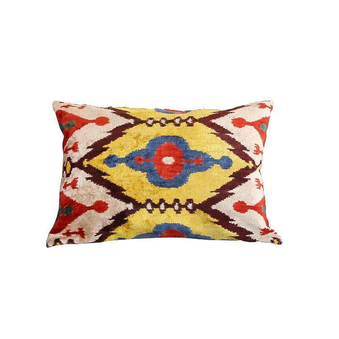 Cojín de terciopelo de seda 60x40 cms Murad I-0