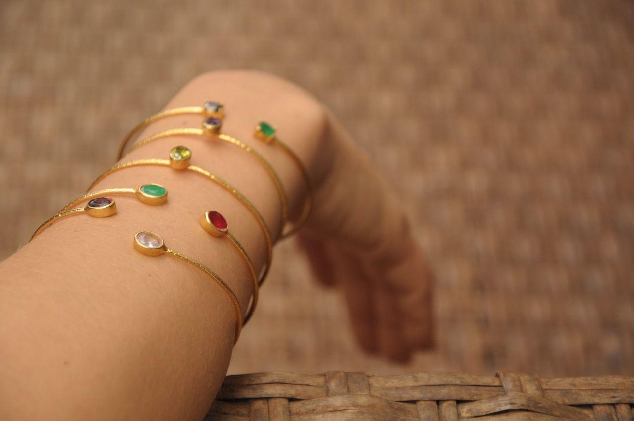 Pulsera Fadia verde oliva-1