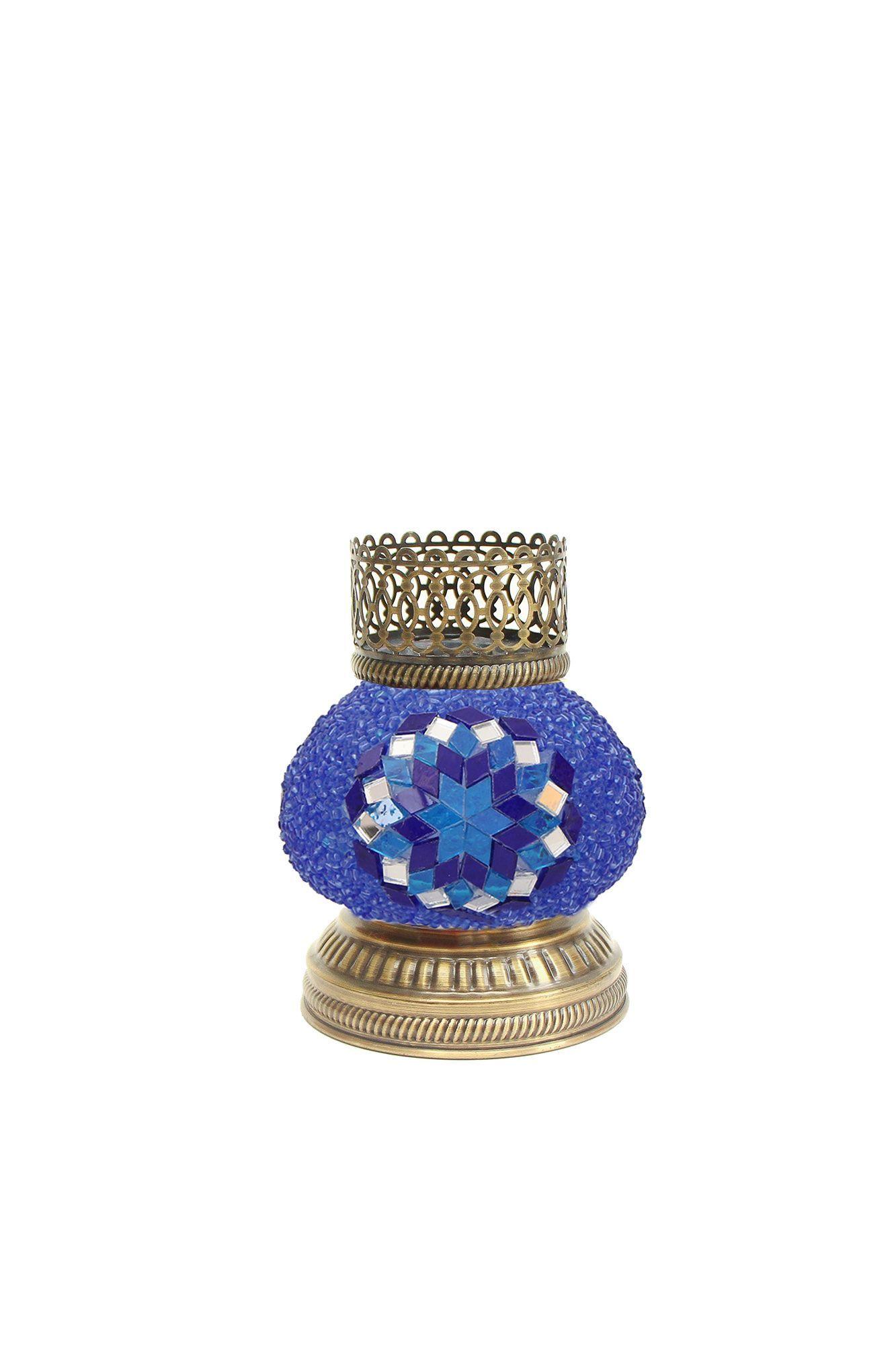 Portavela M medalla azul-0