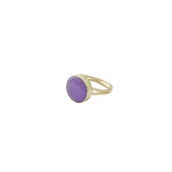 Anillo ajustable turco lila-0