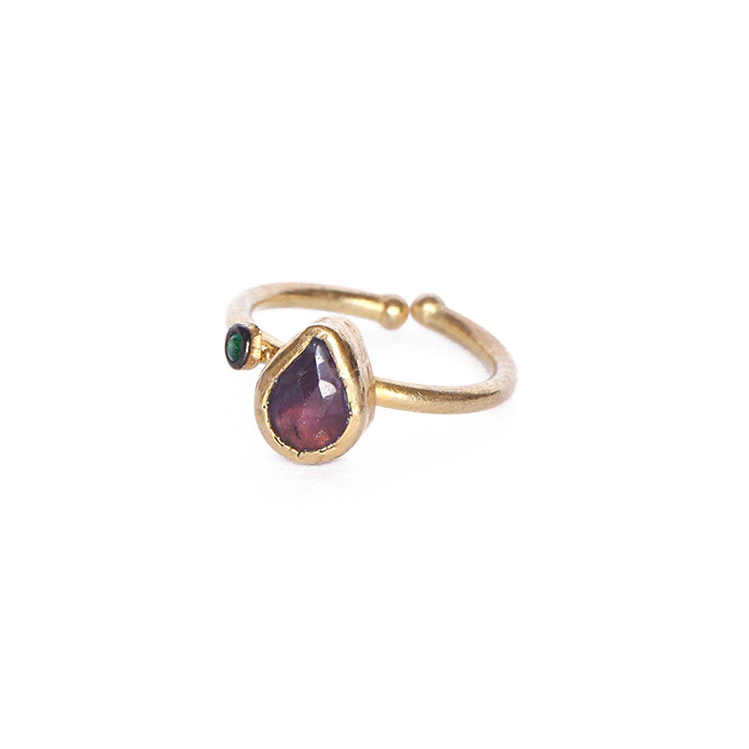 Anillo ajustable turco Raido amatista-1