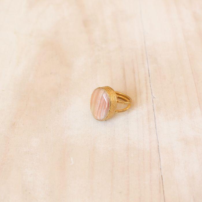 Anillo ajustable turco de ágata-1