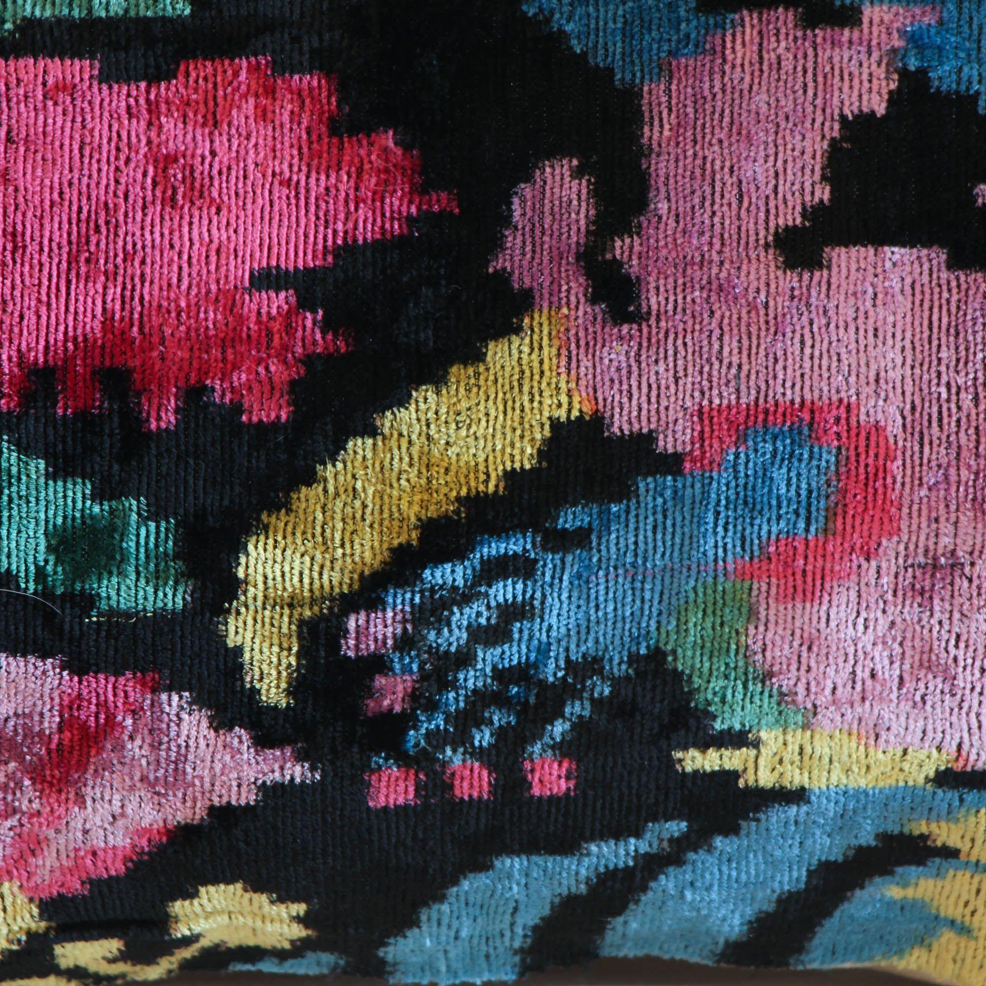 Cojín de terciopelo de seda 60x40 cms Gozo-2