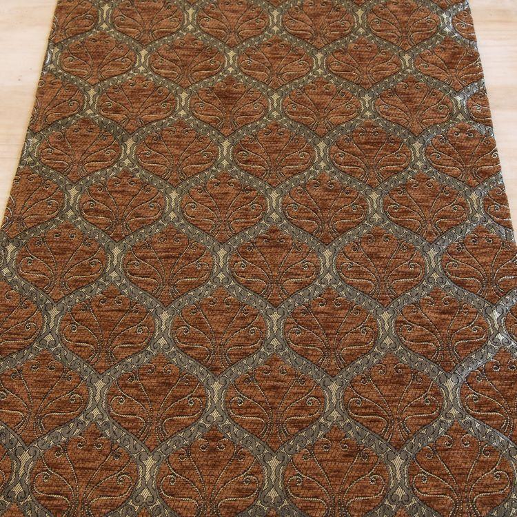 Camino de mesa 2 m filigrana café-1