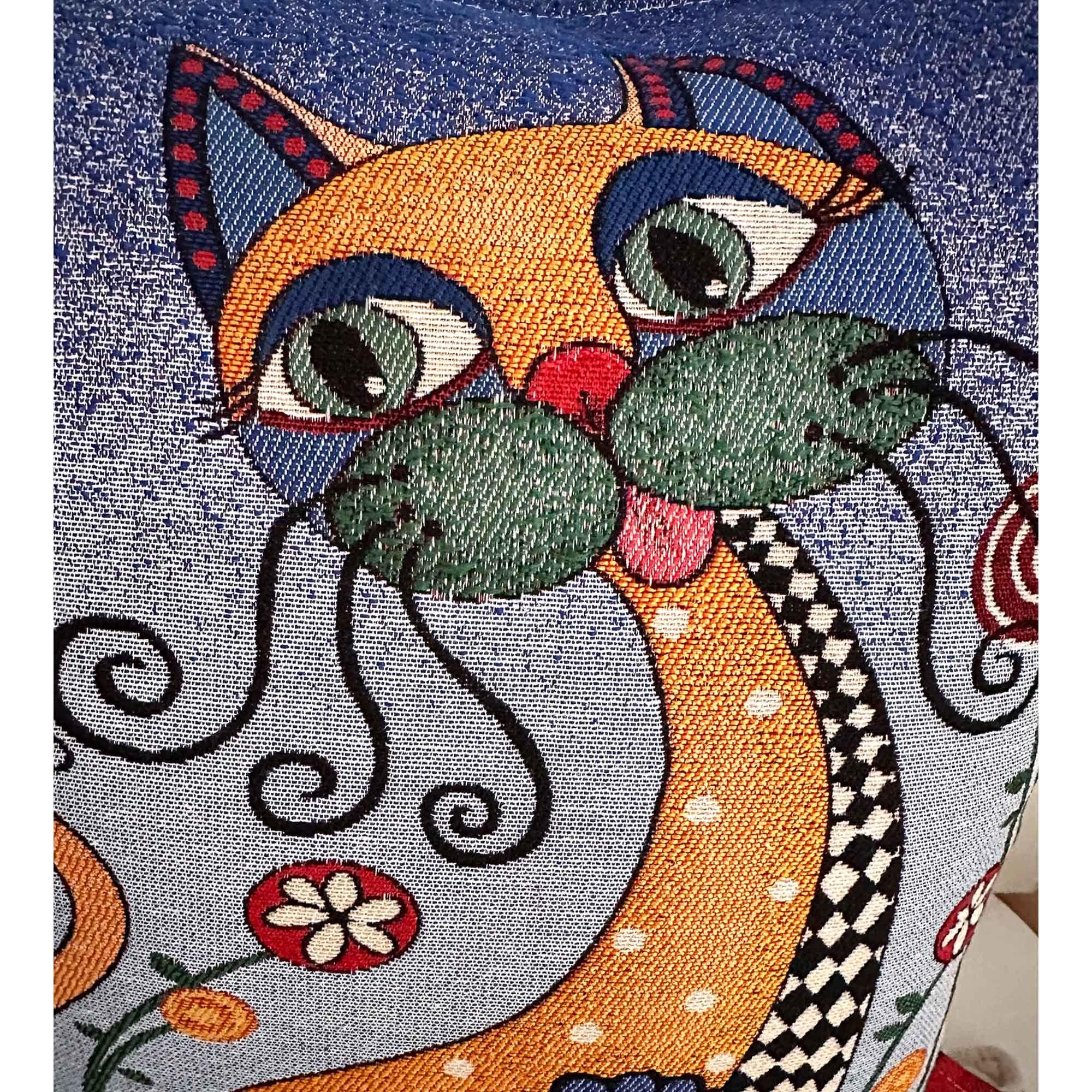 Cojín algodón 44x44 gata Sofía-2