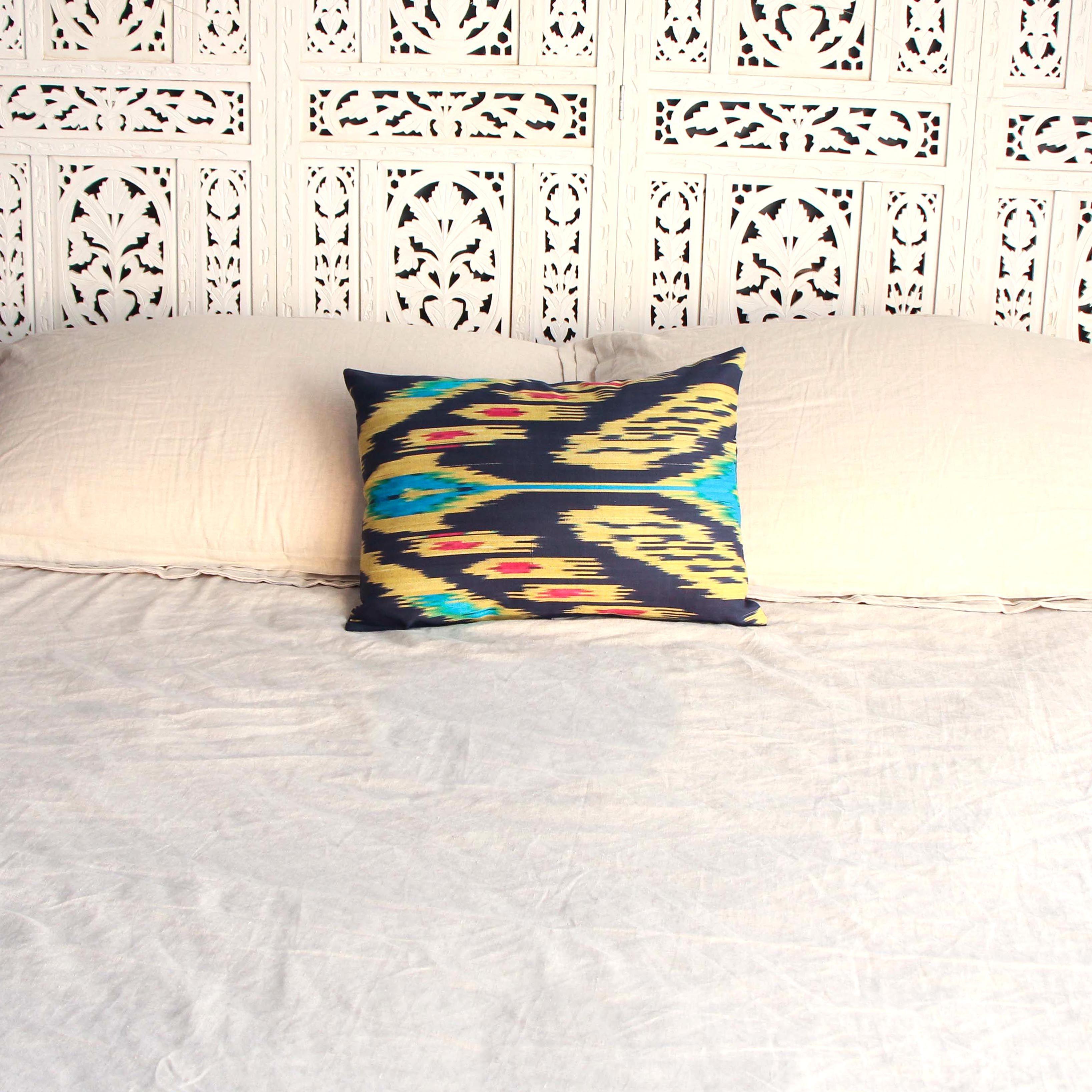 Cojín ikat Ghana-0