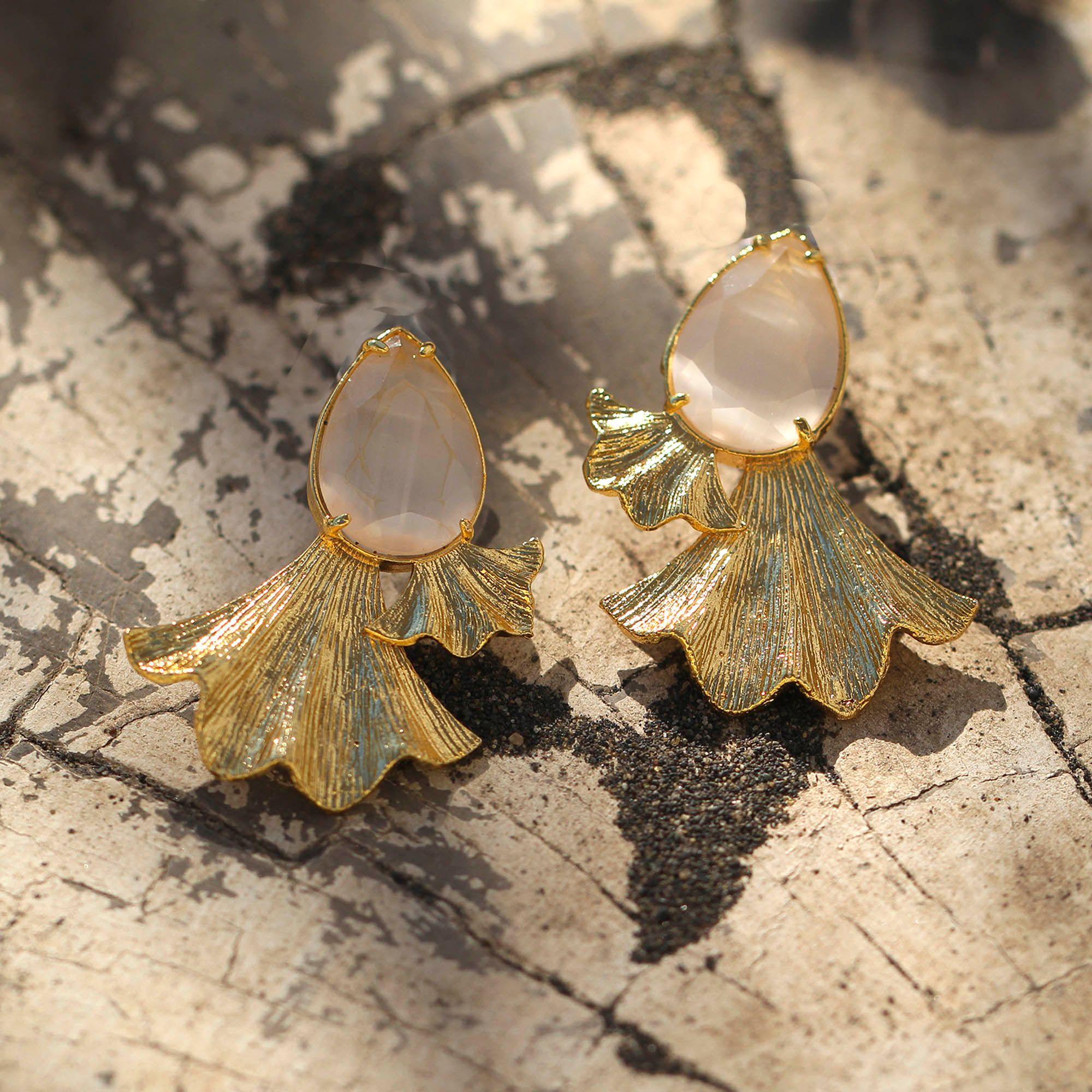 Aros Rüzgar - Baño de oro 22k-2