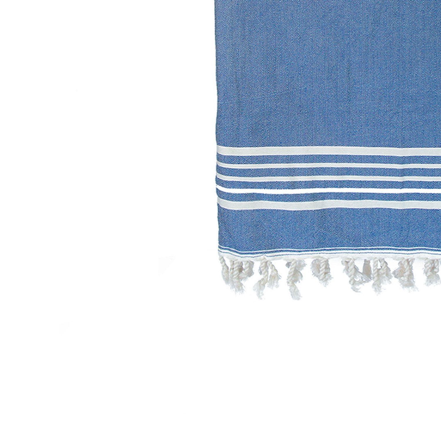 Toalla Turca Karadeniz Azul 0,96 x 1,80 m-1
