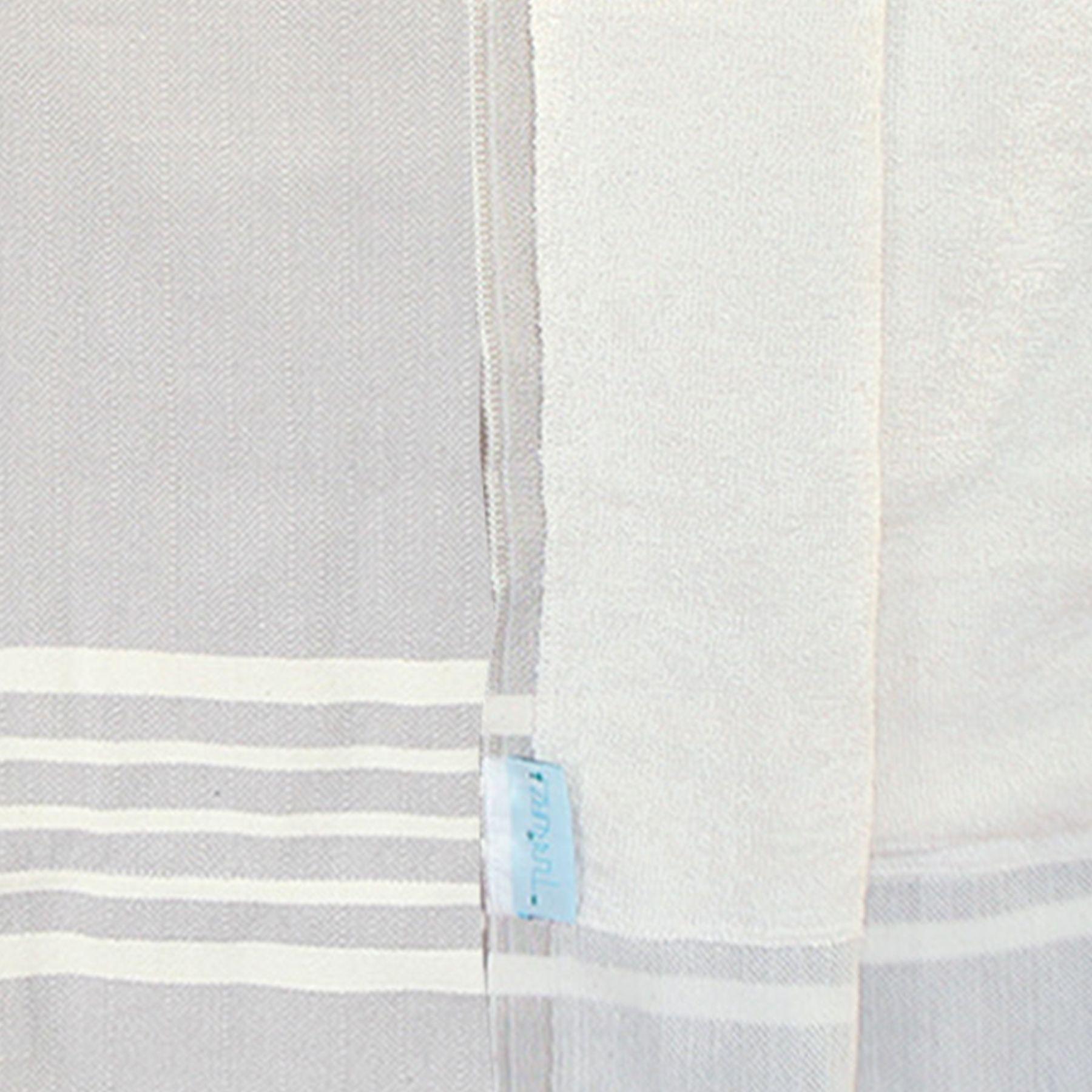 Toalla Turca Karadeniz doble capa Gris 1 x 1,80 m-1