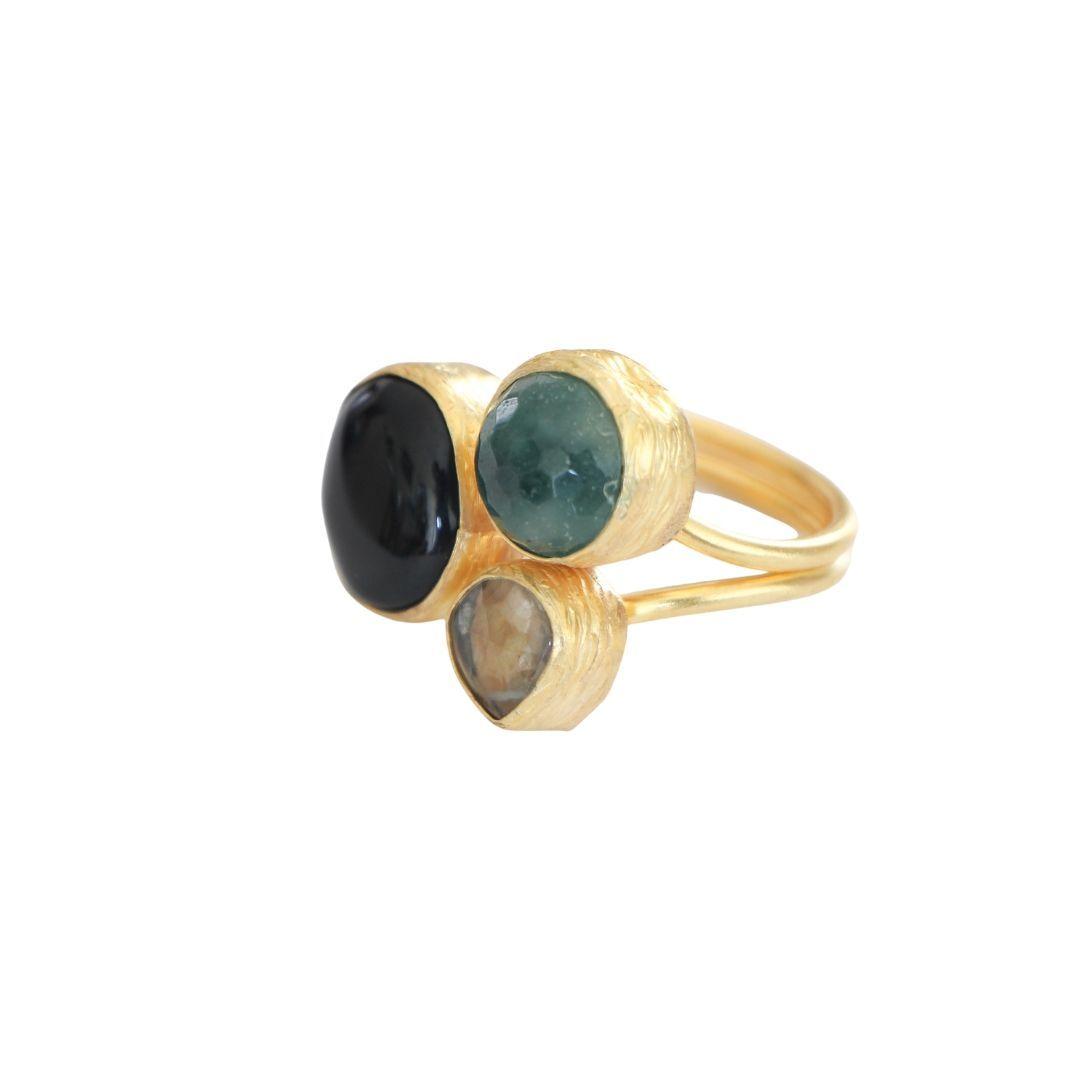 Anillo ajustable trilogía otomana 38-0