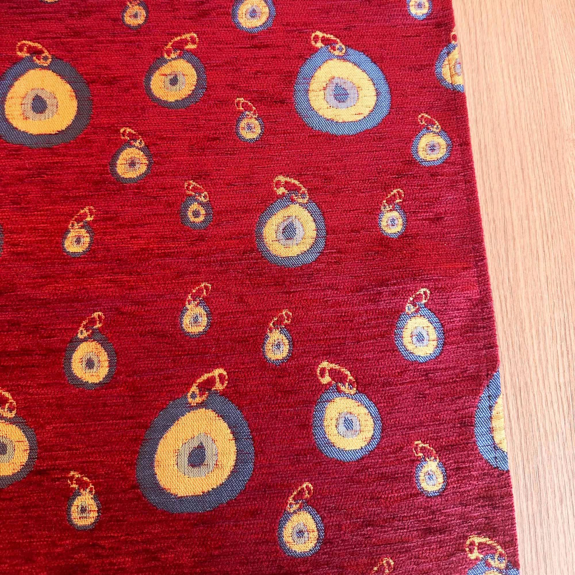 Camino de Mesa con Ojo Nazar rojo 1,40 m – Mantel Turquía-1