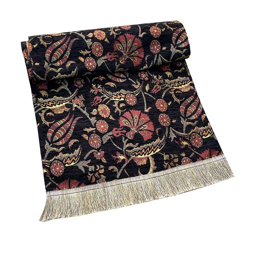 Camino de mesa 2 m Sofya negro-0