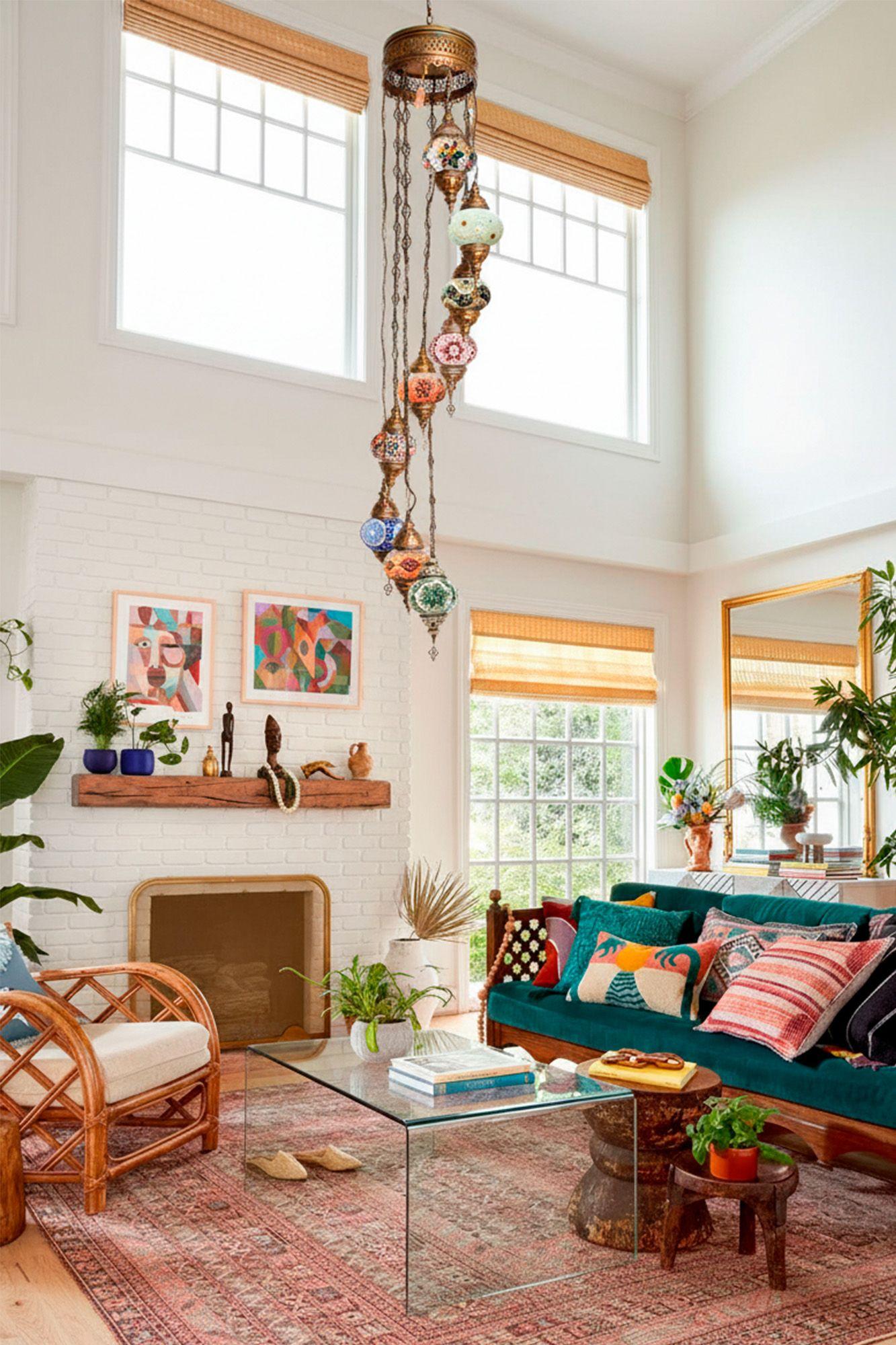 Lámpara turca colgante de 9 esferas S mixtas espiral-1